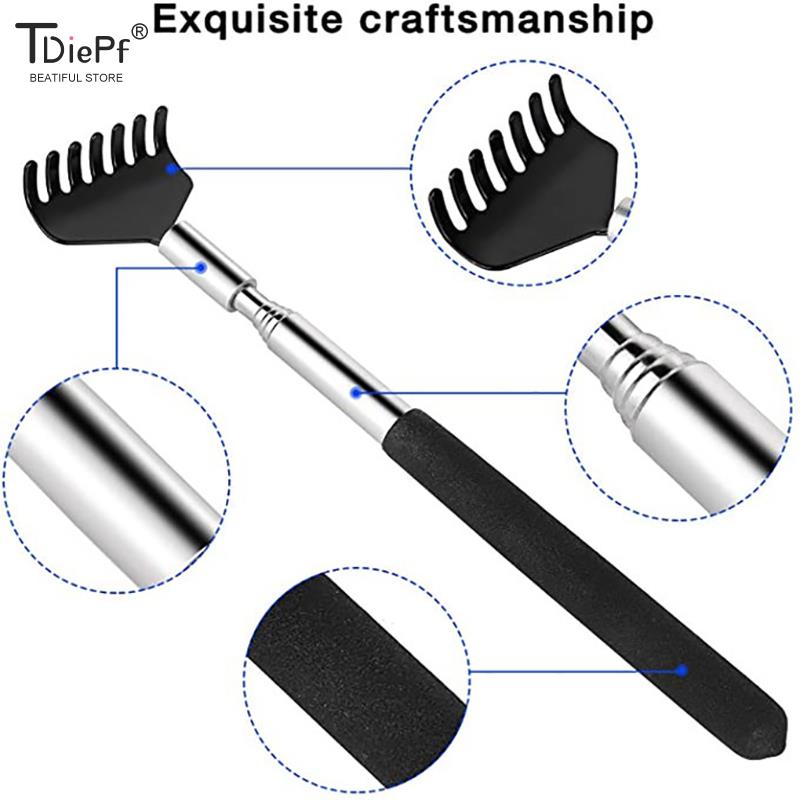 Best of 1PC Adjustable Back Scratcher Steel Back Massage Telescopic Anti Itch Claw Massager Back Massage For Elders Tickle MassageStick Reviews & Tips