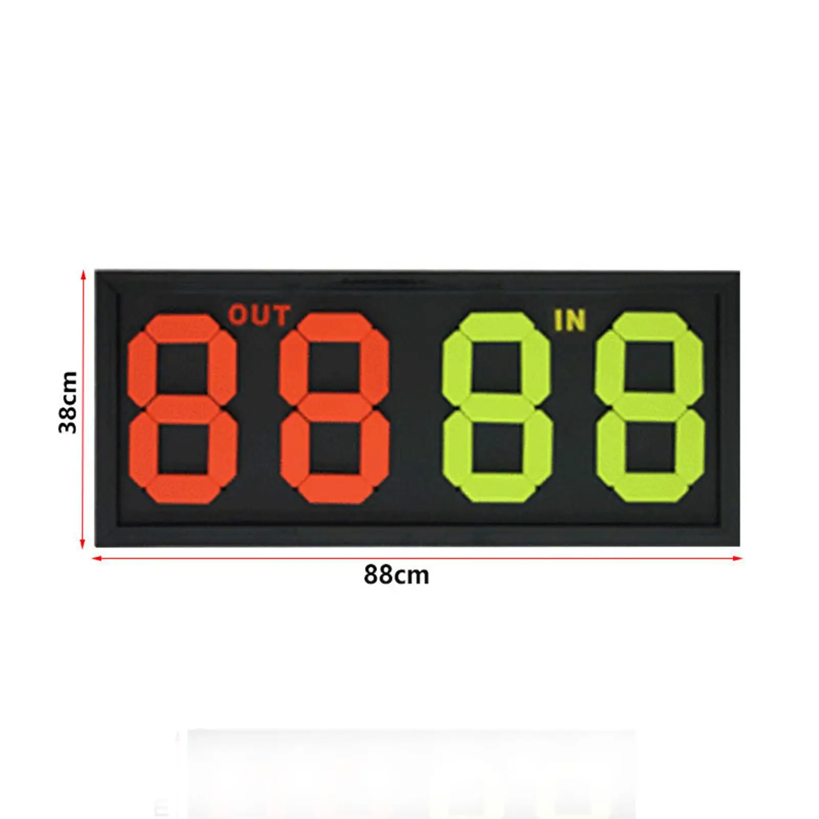 Football Soccer Manual Substitution Board Card 4 digits Fluorescent Display