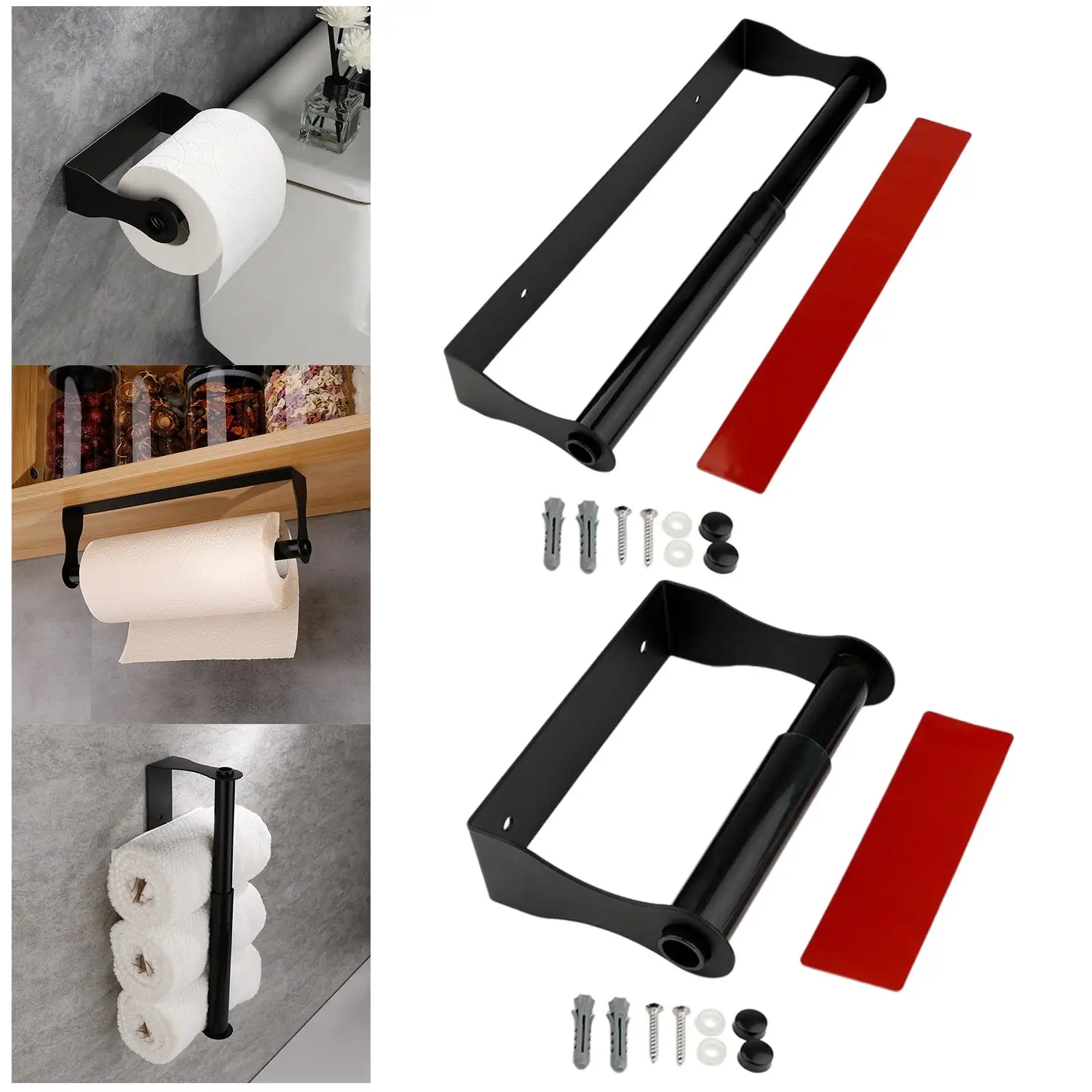 Stainless Steel Tissue Roll Holder Hangers Wall Mounted for RV Bathroom Home