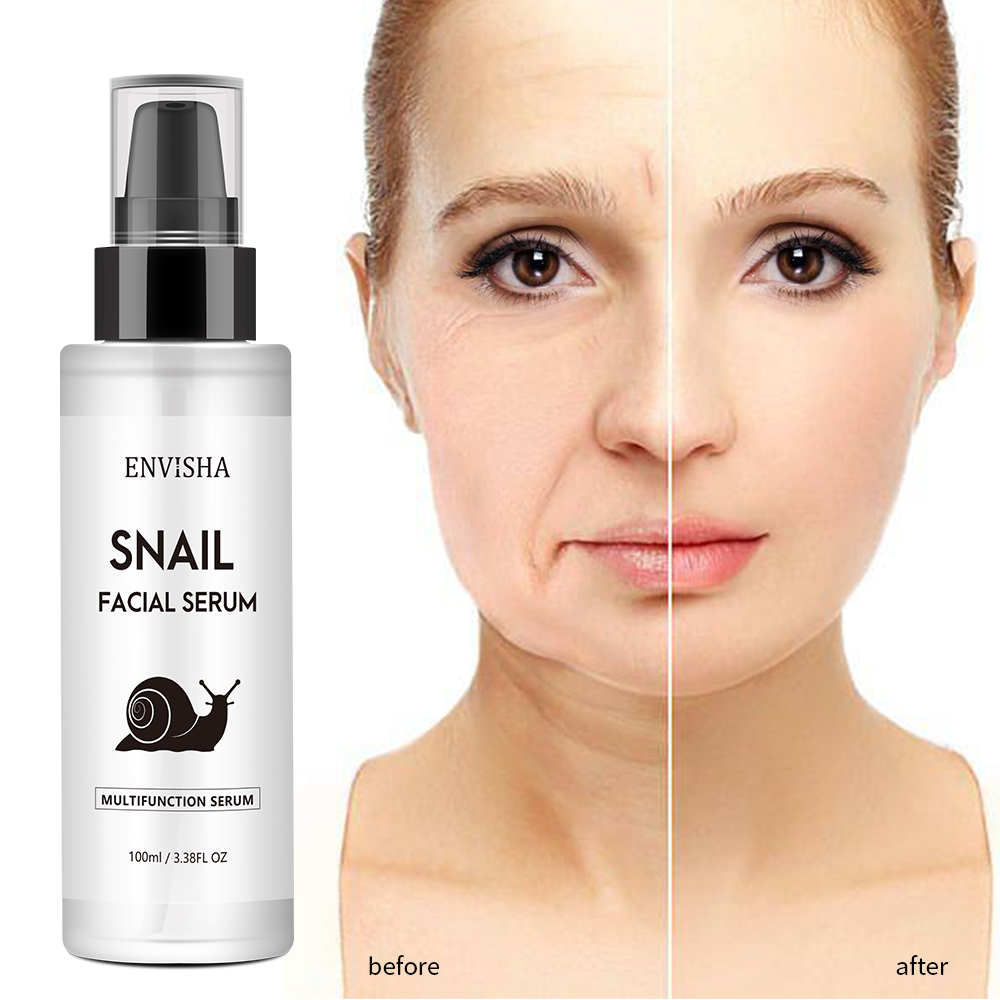 Best of ENVISHA Snail Collagen Face Serum Facial Skin Care Anti-aging Wrinkle Moisturizing Whitening Firming Skin Essence Shrink Pores Reviews & Tips