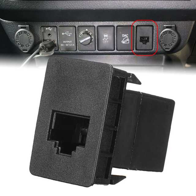 【国内在庫】 RJ45 Socket Blank UHF CB Electronics Car Radio Panel Switch パーツ交換・修理・メンテナンスサービス
