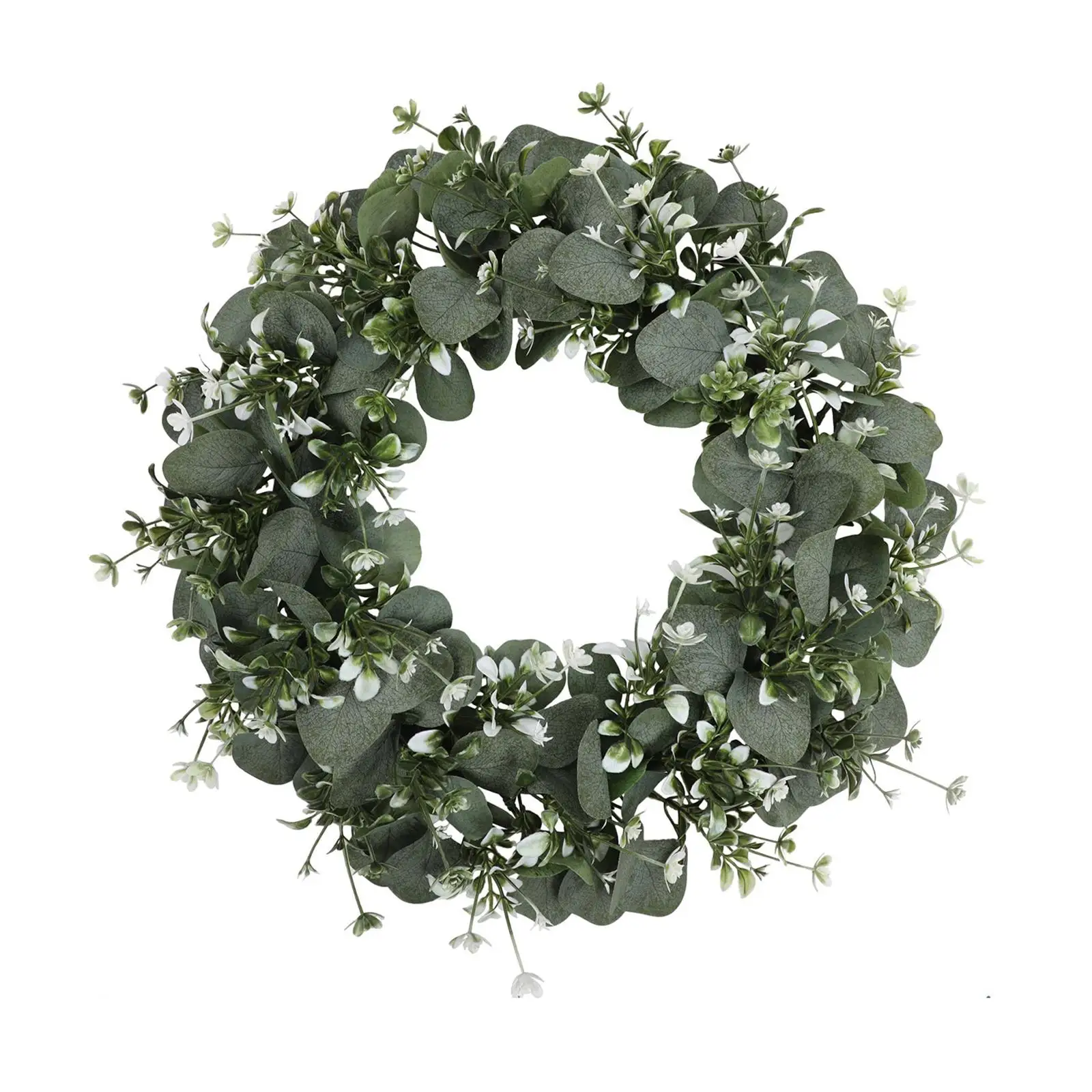 Artificial Christmas Wreath Simple and Fashion Durable Home Decor Fall Wreath Outdoor for Celebration Patio Garden Party Window