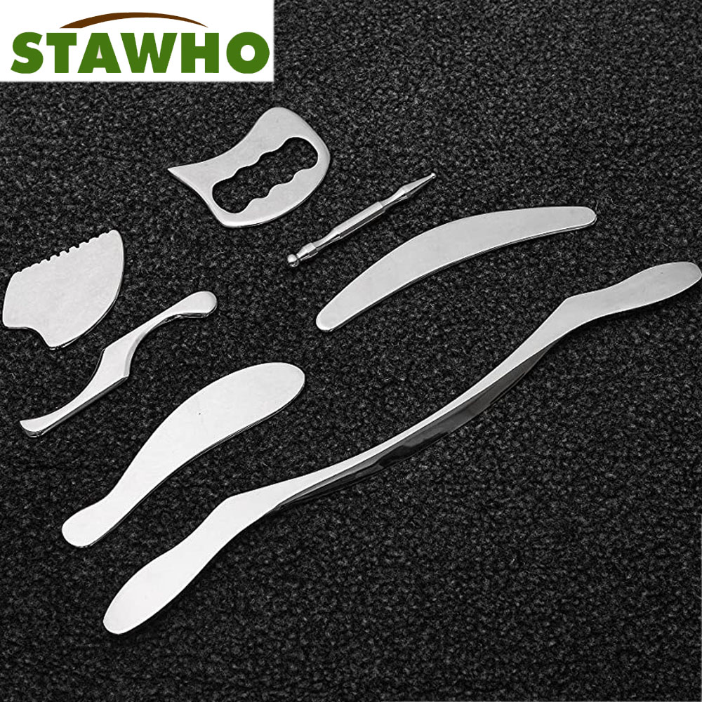 Best of IASTM Stainless Steel Gua Sha Scraping Tools Muscle Scraper For Soft Tissue Physical Therapy Neck Face Body Massage Tools Reviews & Tips