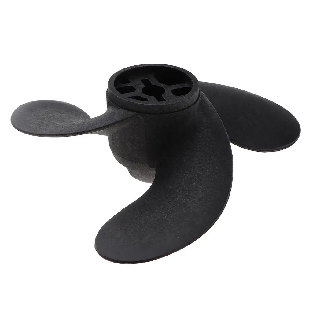 2x Marine Outboard Propeller 7.4 X 5.7 Inch    2.5HP 3.5HP /  3.3HP /   3.3HP Engine Prop (Black)