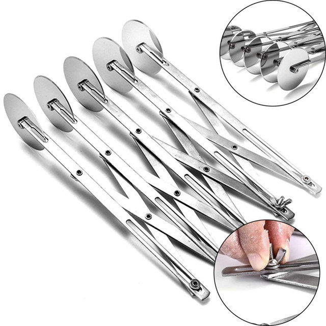 Spatola Per Dolci Set 3 Raschietti Torta Acciaio Inox - Decorazione Torte Con Motivi