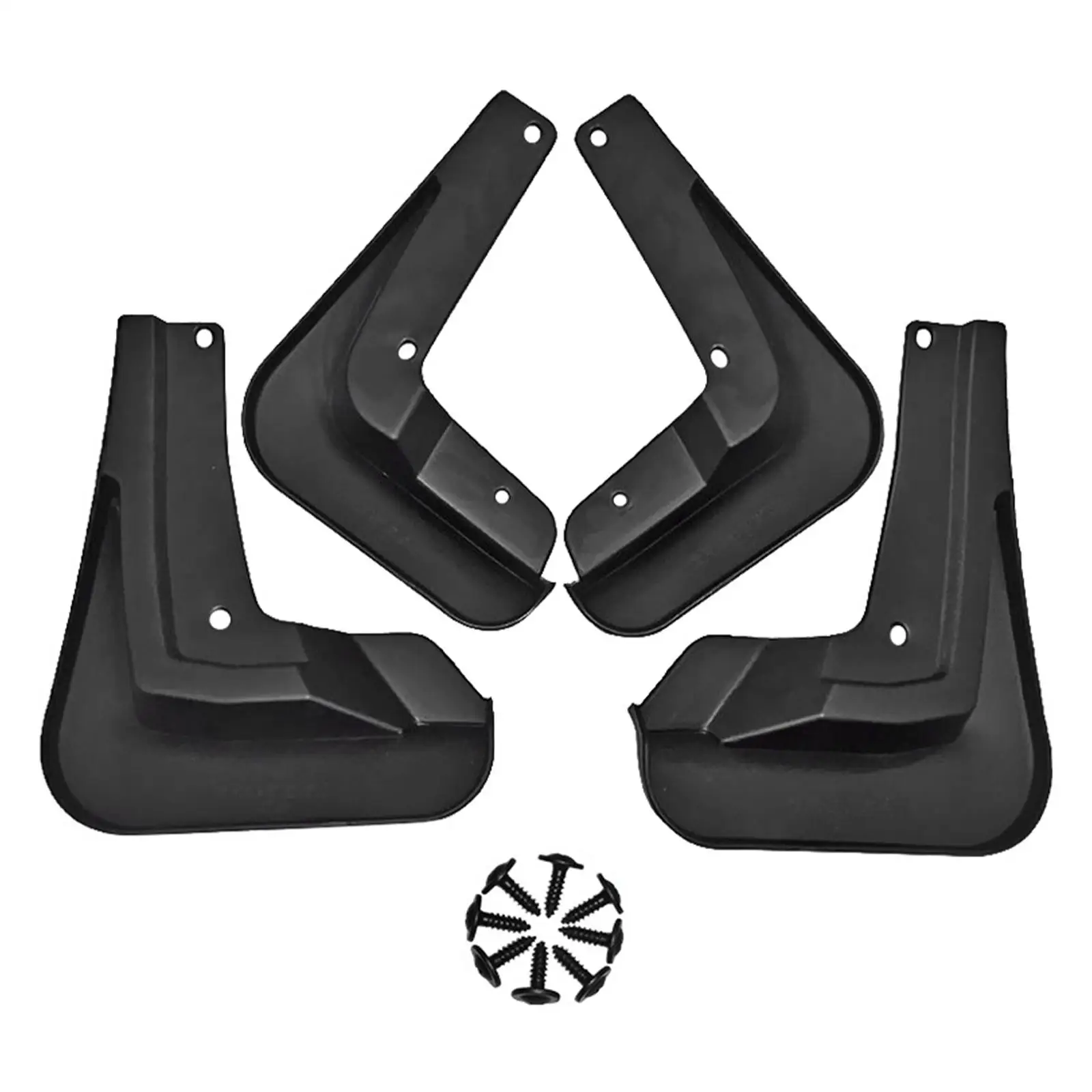 4Pcs Mud Flaps Splash Guards ,Mudguard Fender ,Front and Rear Side ,Mudflaps for Sagitar Jetta A7 Quality Professional Durable
