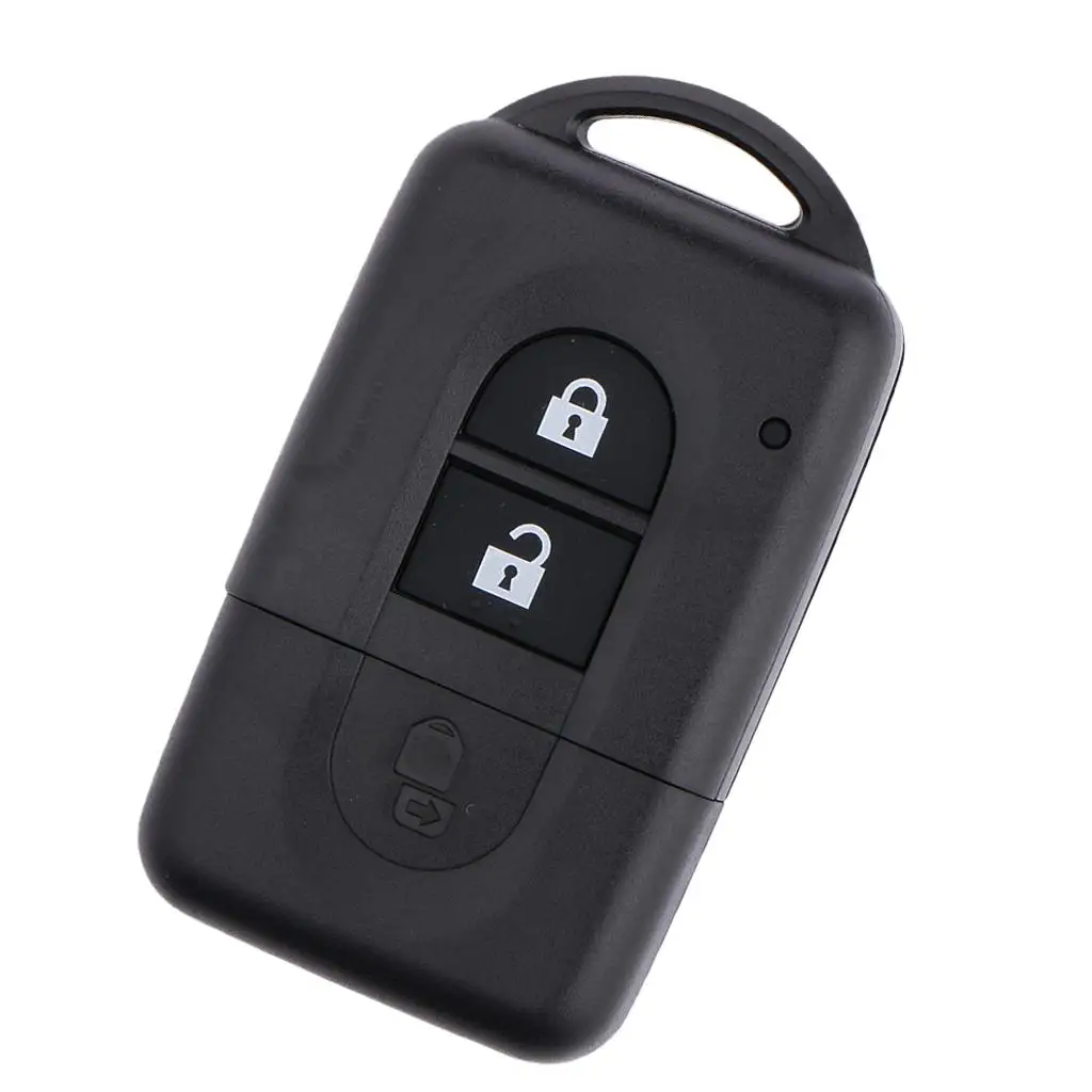 Key Fob Shell Cover Remote Case  Shell for     Juke   X- (2 Buttons Black)