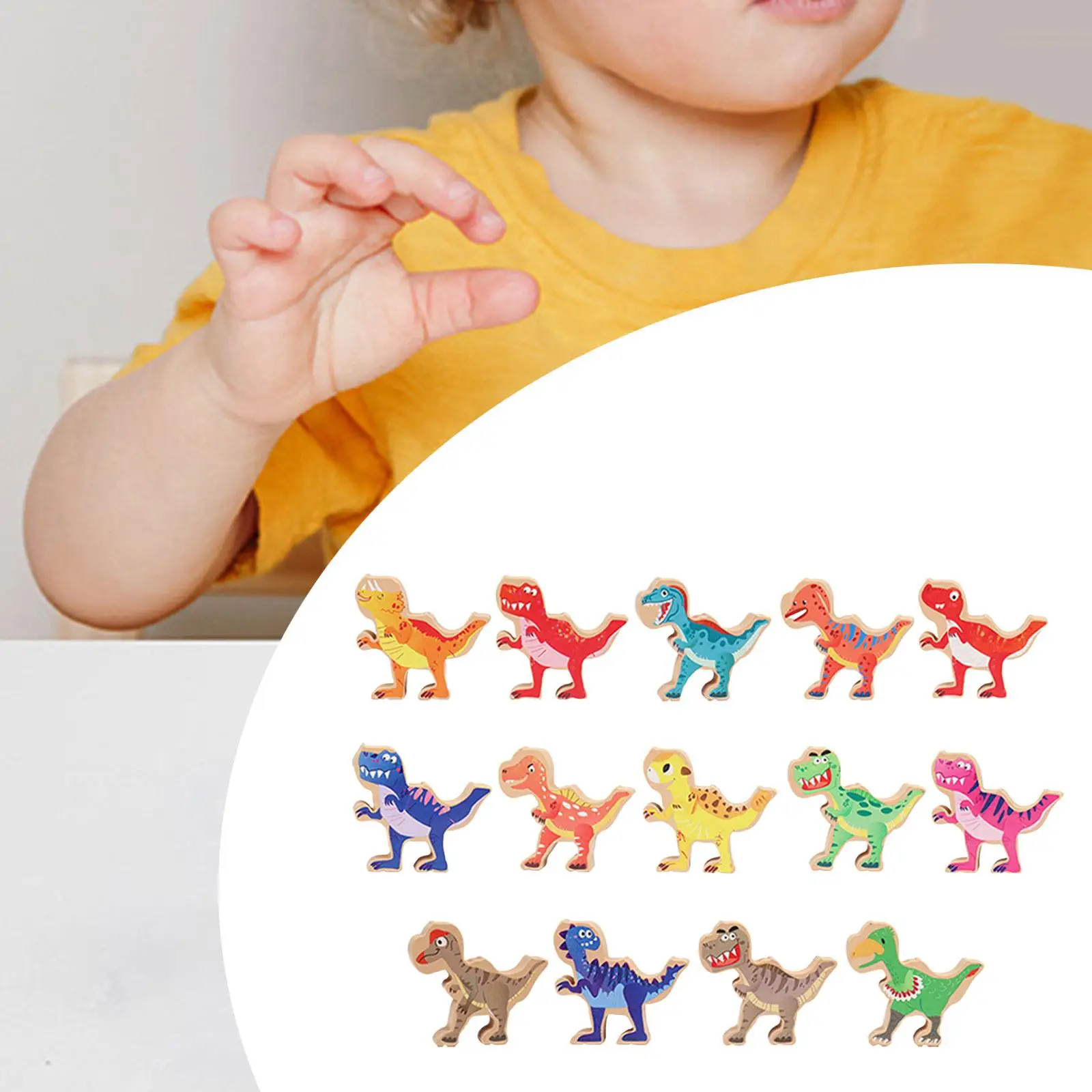 Dinosaur Stacking Toy Balance Blocks Toys for Learning Toy Fine Motor Skills
