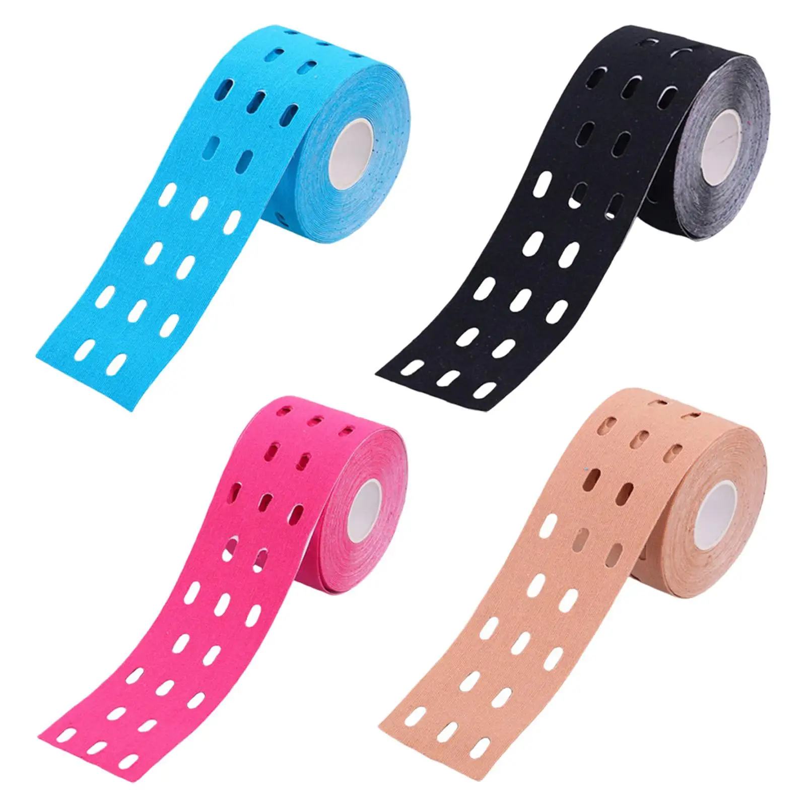 4 Count 5Cmx5M 5.5yd Athletic Tape Wide Application Muscle Protector Reduce Tissue Pressure