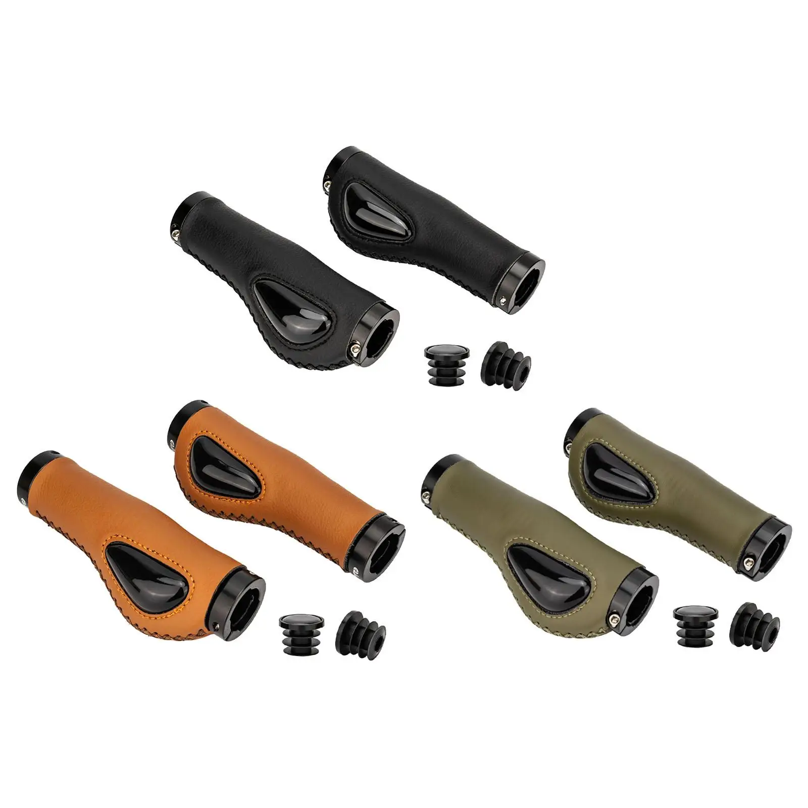 Comfort MTB Bike Handlebar Grips Shock Absorbing Liquid Silicone Sleeve Replacement for Mountain Road Bike Cycling Scooter