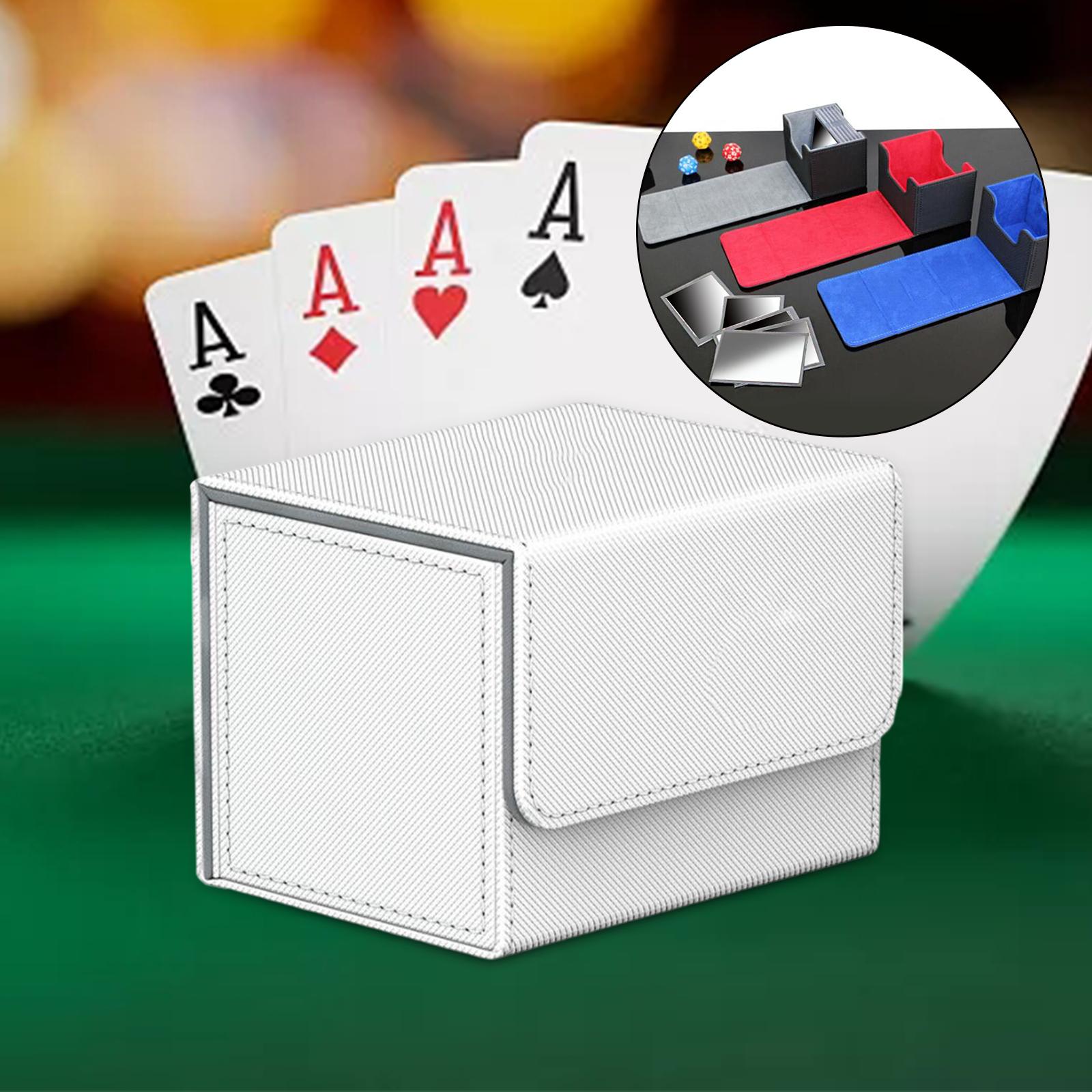 Trading Card Deck Box Storage Holder Case Premium Baseball Card Display Organization Album Magnet Closure Gathering Card Toy