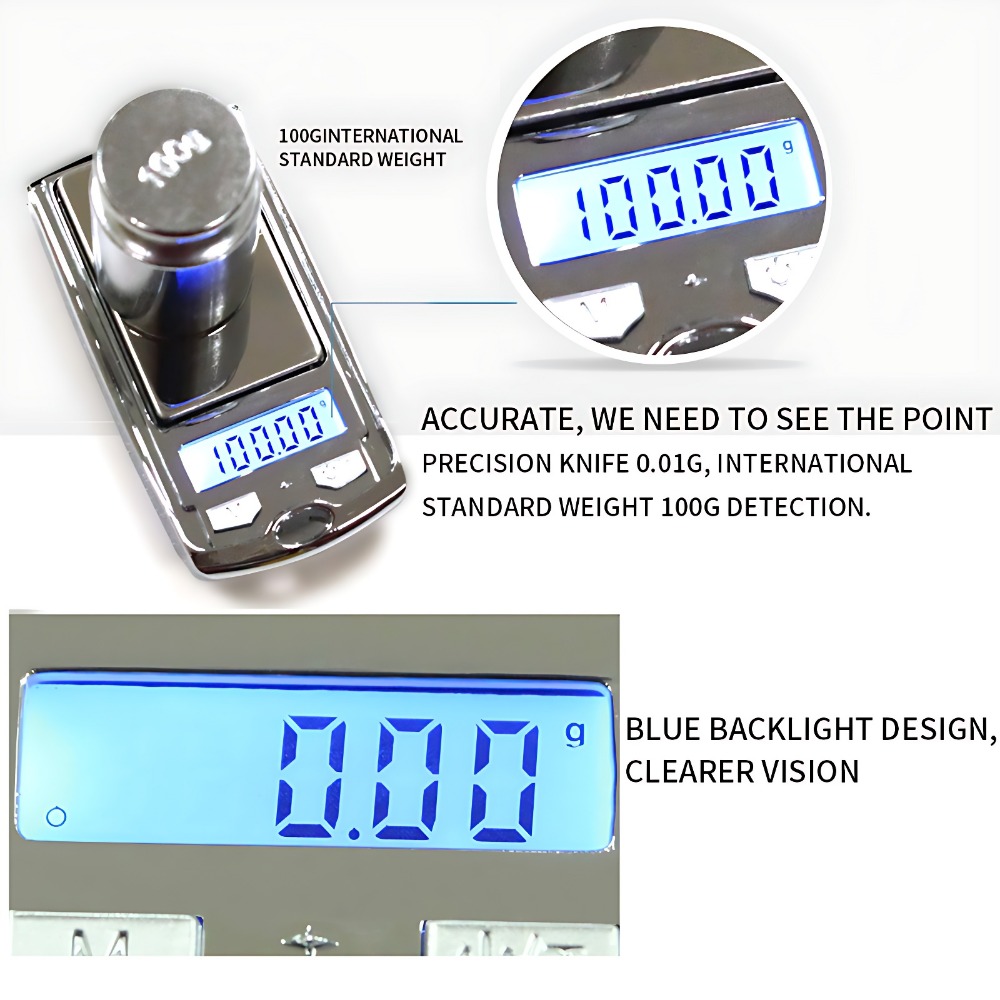 Title 5, Digital Pocket Scales 200g 0.01g for Gold Sterl...