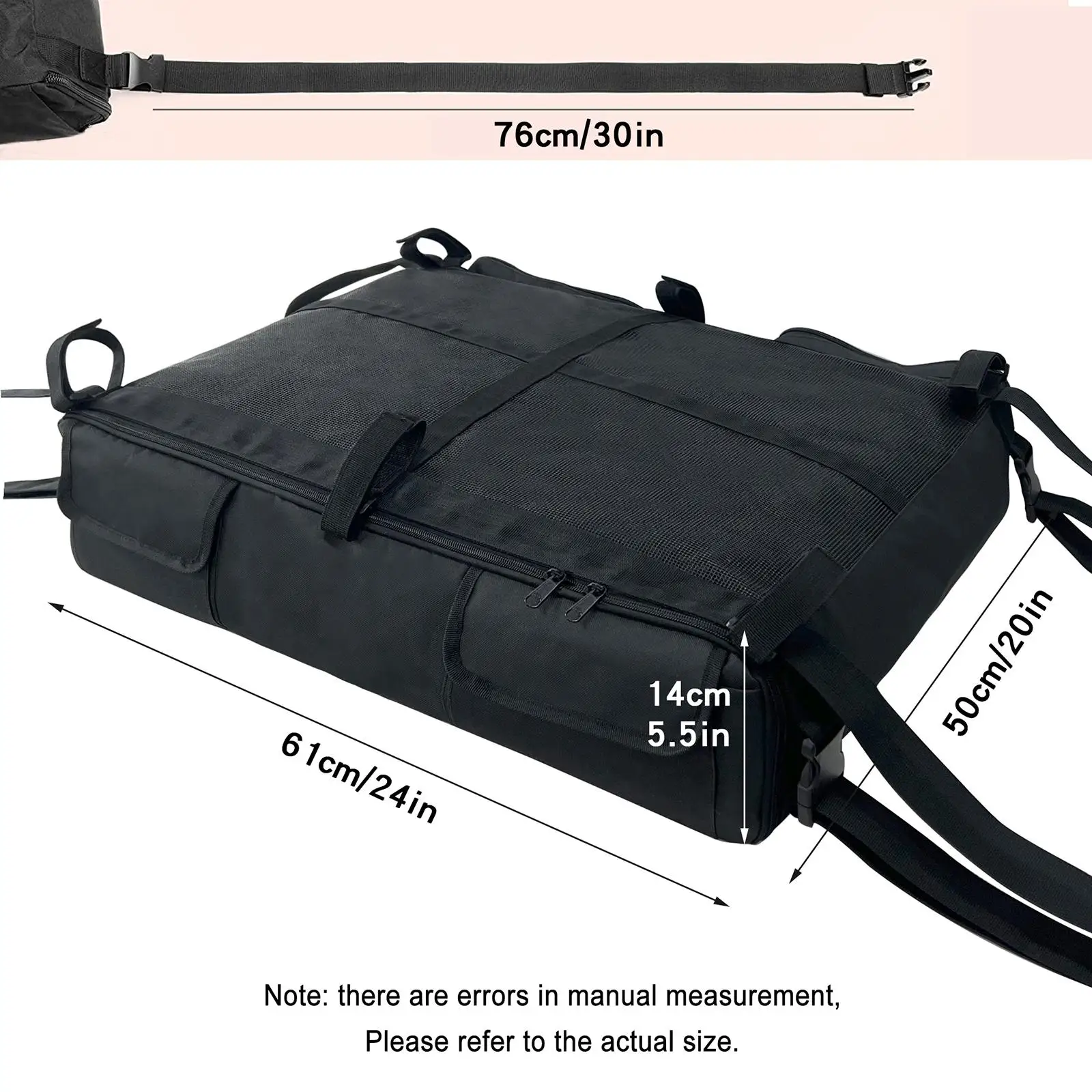 Bimini Top T Top Overhead Storage Bag Pack Holds up to 4 Type II Life Jackets Overhead T Bag Jacket Storage Bag for Boat T Top