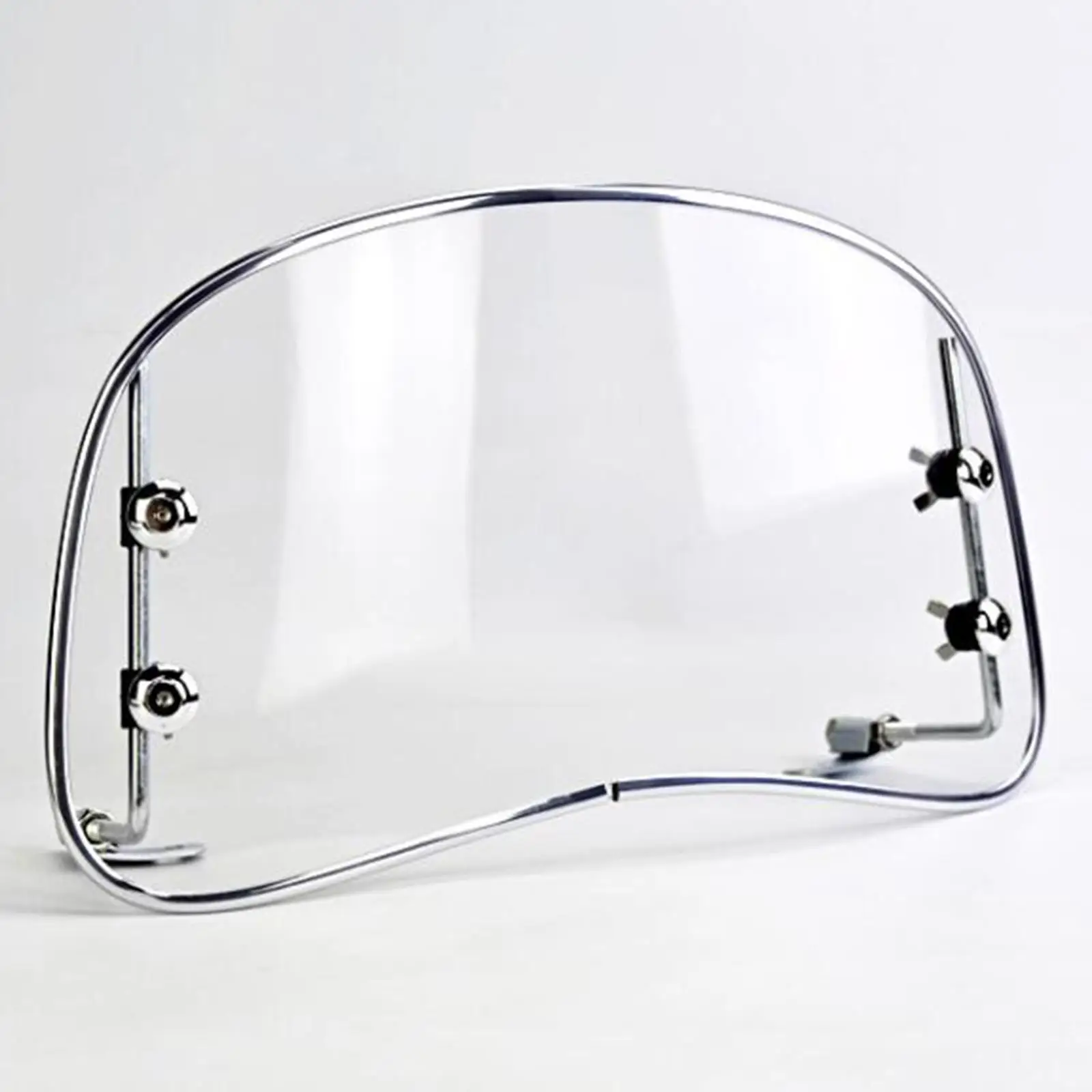 Motorbike Windshield Clear Front Screen Accessories 8.6inch Tall PC Material