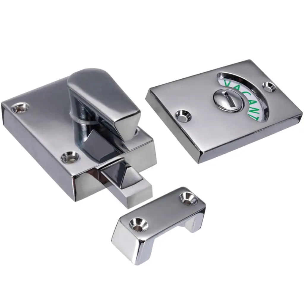 Stainless Steel Door Lock Toilet Rotary  Lock Toilet  Door  for