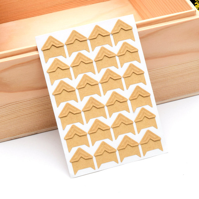 Photo Corners Self Adhesive Photo Mounting Sticker Paper Corner