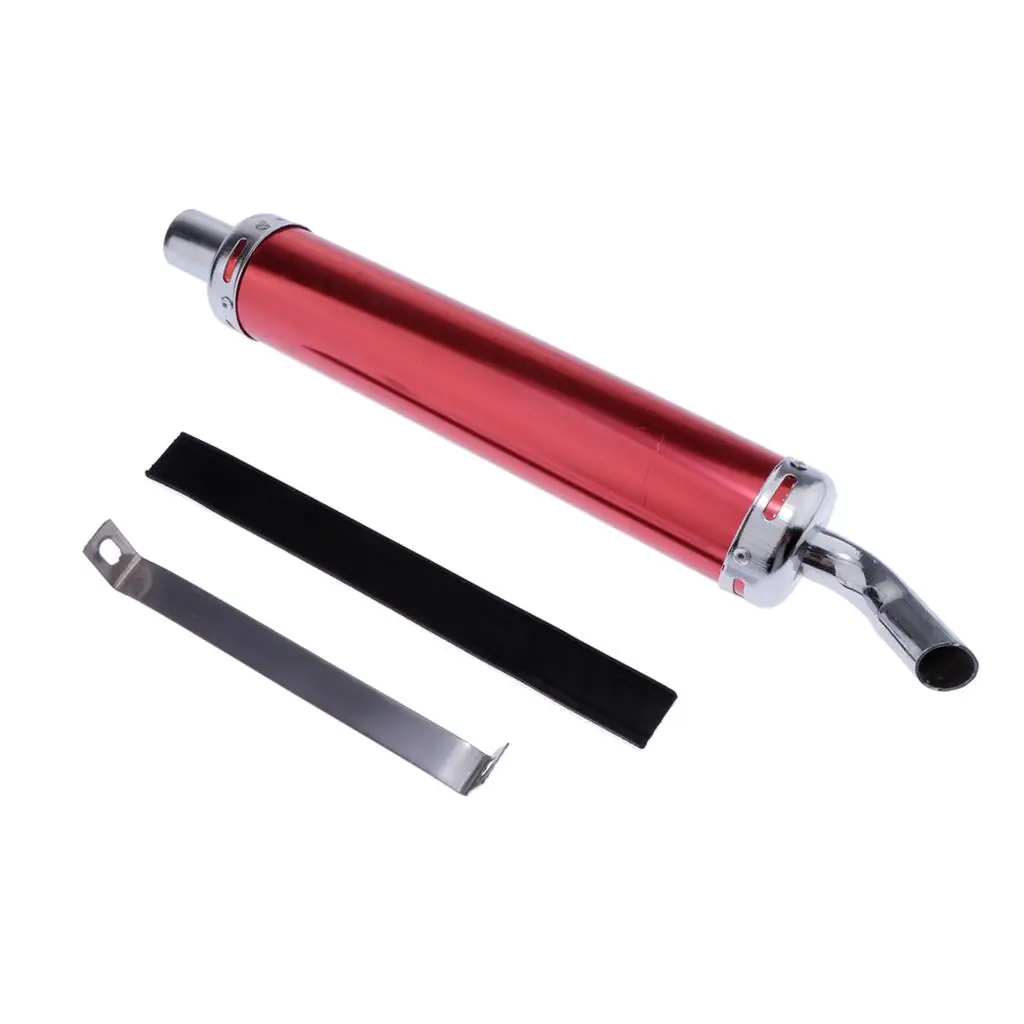 28mm Exhaust  Red For 90cc 110cc 125 150cc  Dirt ATV