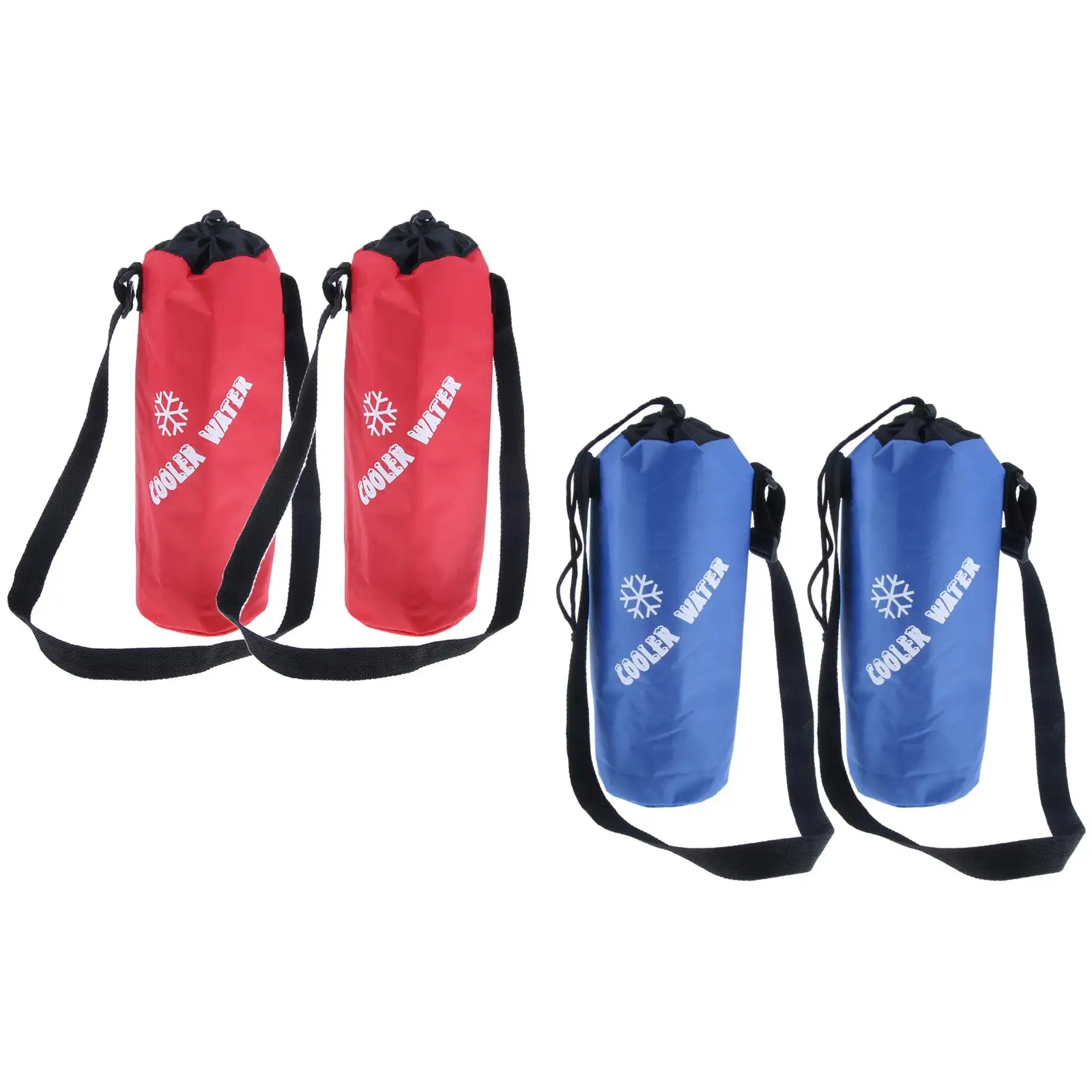 4Pcs Waterproof Insulated Cooler Oxford Bag for Water Drink 