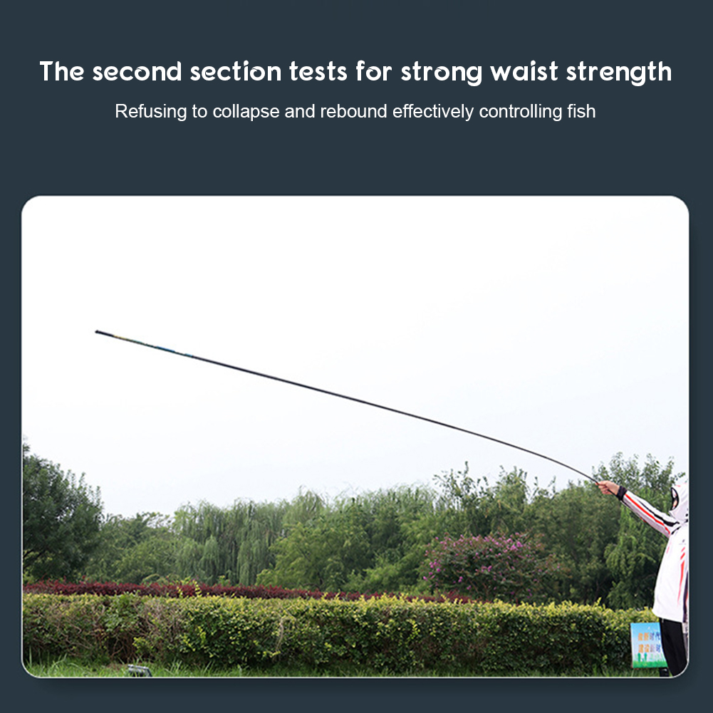 Description Picture 6 of itemPortable Telescopic Fishing Rod Lightweight Freshwater Fishing Tool For Lake River Fishing