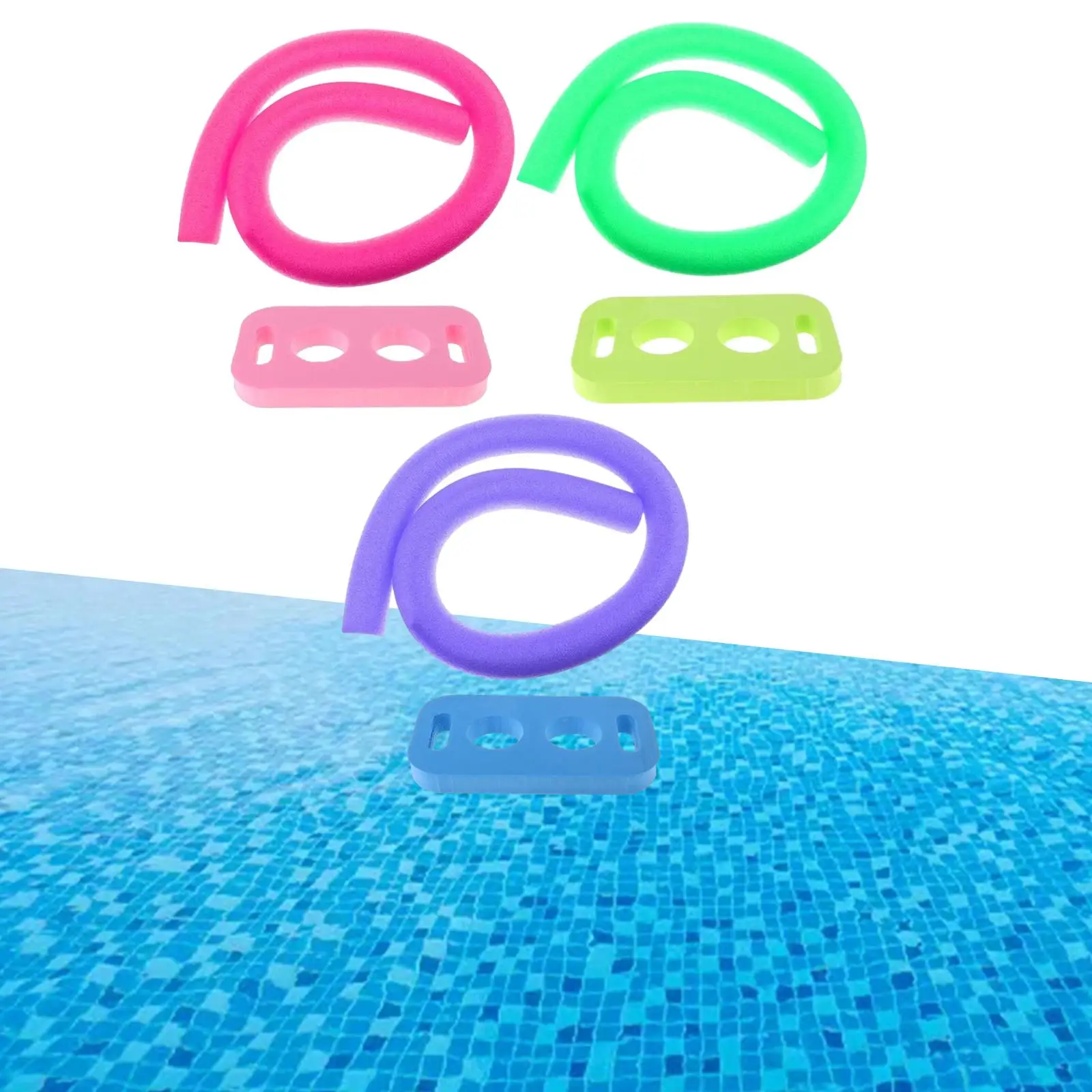 Floating Pool Noodles 59inch Foam Noodle Portable Water Float Aids Foam Tube