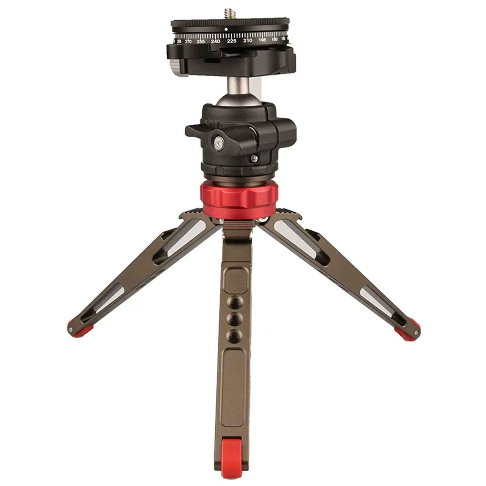 Camera Panoramic Panning Base ,  Ball Tripod Head with Bubble /8 inch Screw Aluminum Alloy