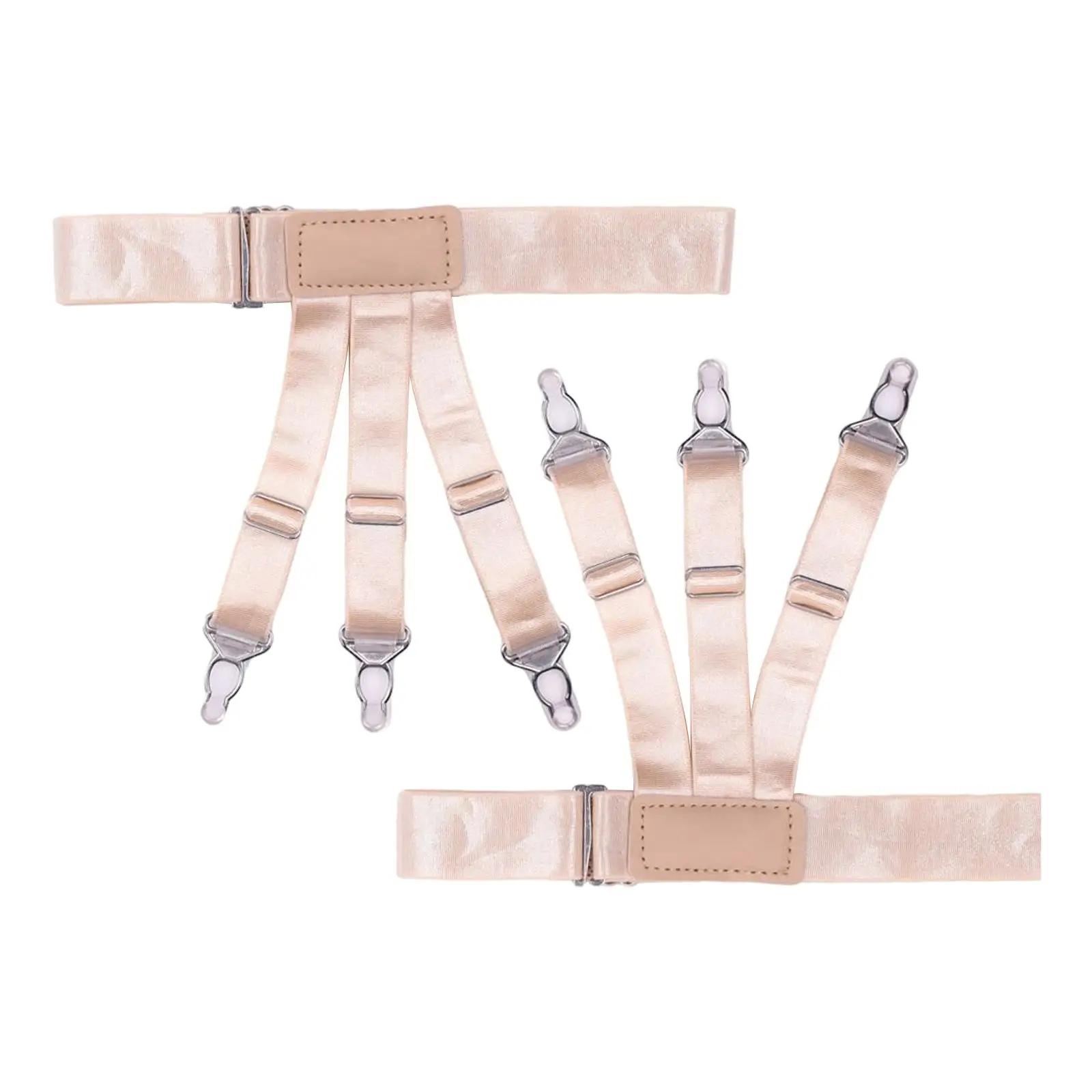 Shirt Garters Lightweight Adjustable Thigh Suspenders   for Men