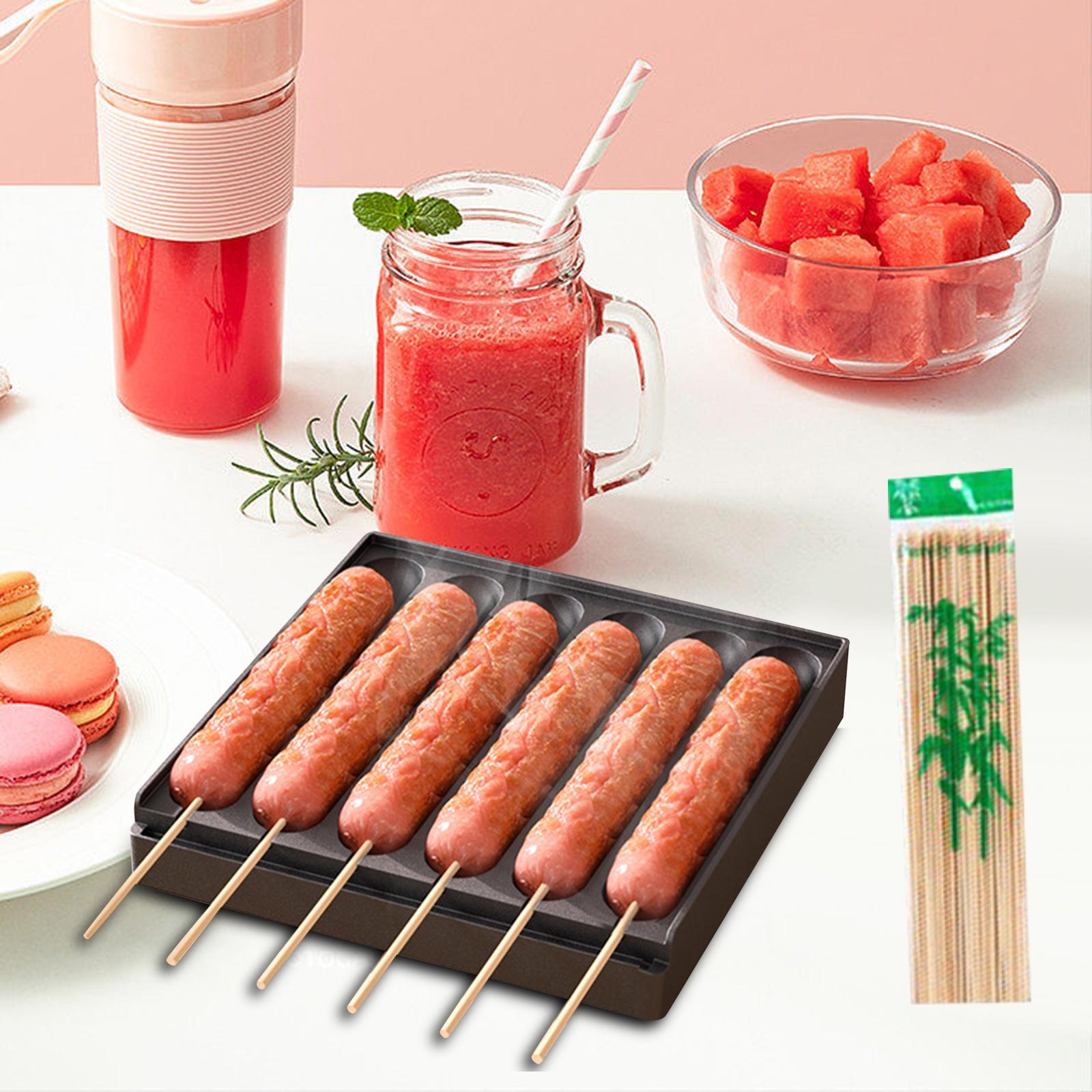 Sausage Pan DIY Nonstick Hot Dog Presser Maker Sausage Maker Aluminum for Cooking Baking Kitchen Outdoor Breakfast