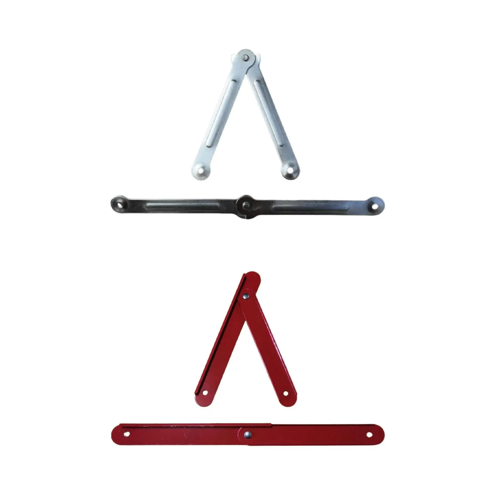 2x Replacement Ladder Rod Metal Bracket Attachment with Screw Stepladders Tie Rod Fixed Support Folding Step Ladder Hinge