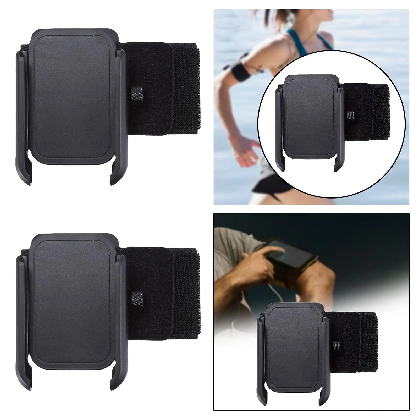 Running Phone Holder Adjustable Universal Stable Phone Bracket Fits Most Smartphones for Biking Hiking Workout Exercise Fishing