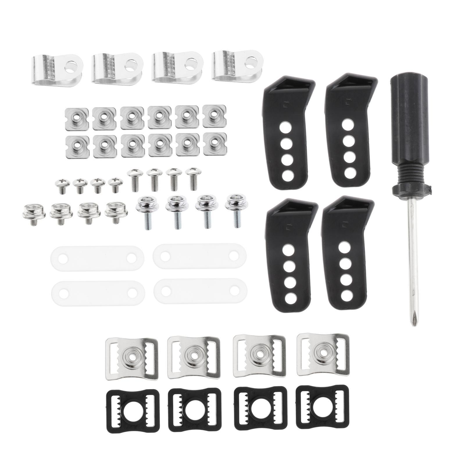 35Pcs Football Helmet Repair Kit Hockey Visor Hardware Screw Rubber Gaskets