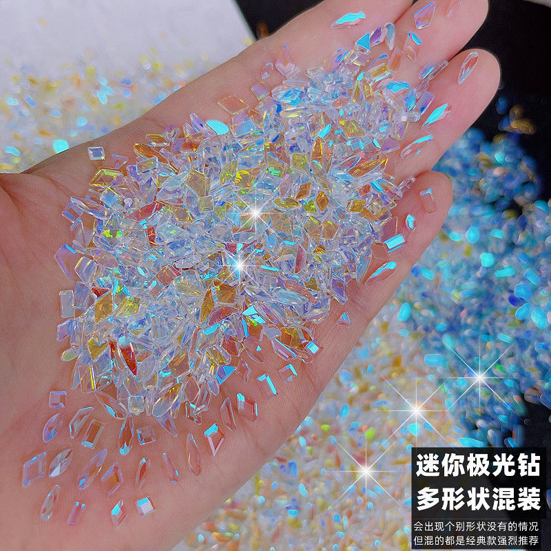 Best of 100Pcs Mixed Rhinestone Crystal AB Charm Luxury Nail Art Flatback Gems For Nail 3D Decorations Clitter Manicure Nail Gems DIY 2022 Reviews & Tips