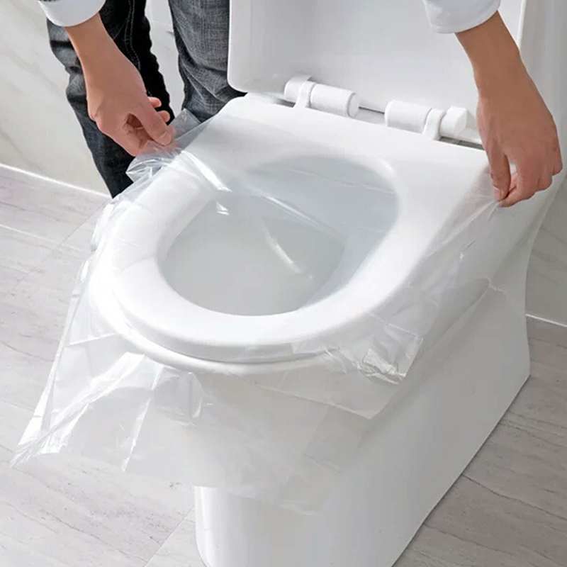 (Summer Flash Sale- 50% Off) Bi-odegradable Disposable Plastic Toilet Seat Cover