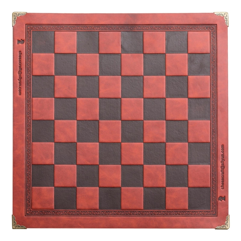 Title 10, Geprägtes Design PU-Leder Internationale Schach...