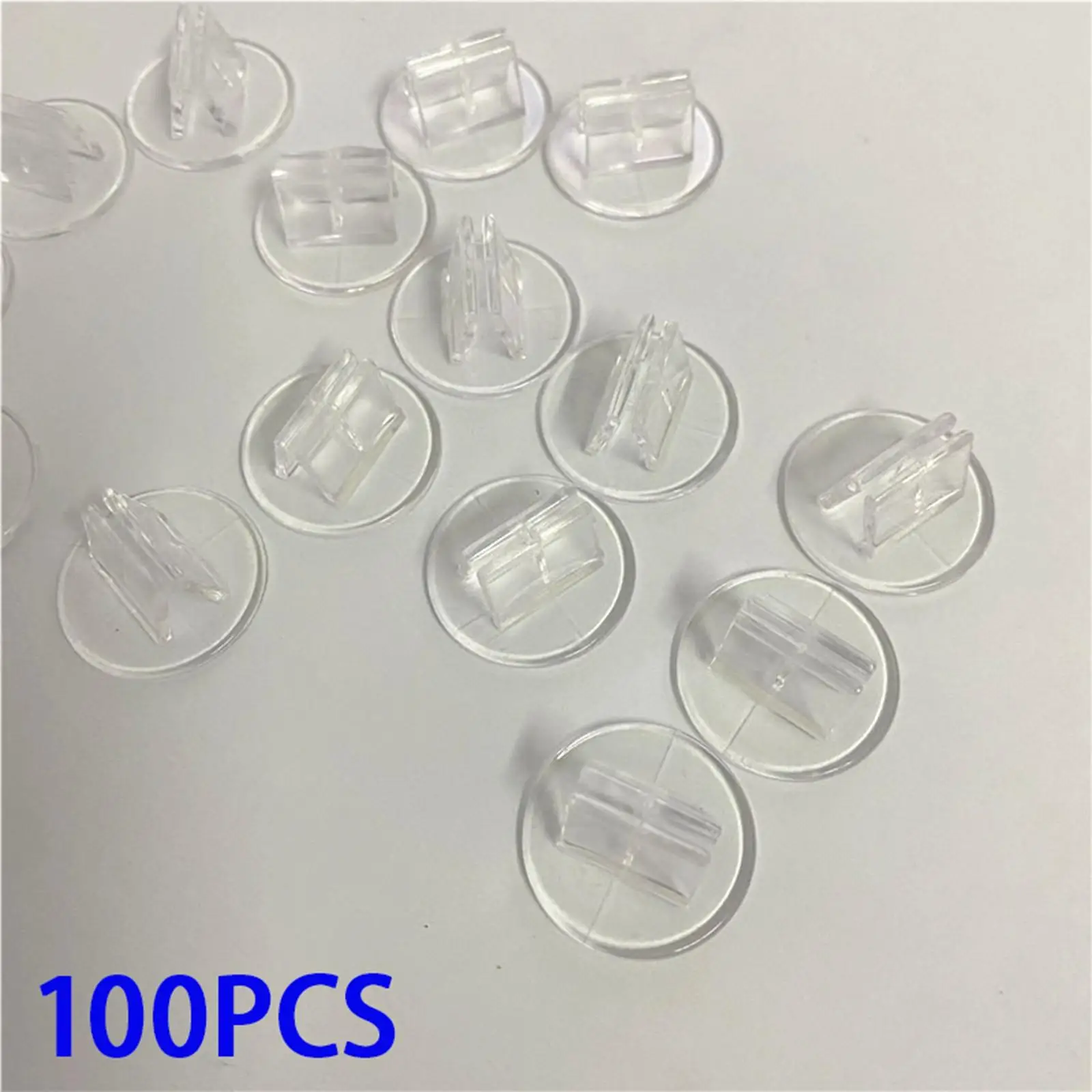 Clear Cards Holder Game Pieces Stand Cards Clip Transparent Fixed Props Card Holder for Labels Pictures Business Cards