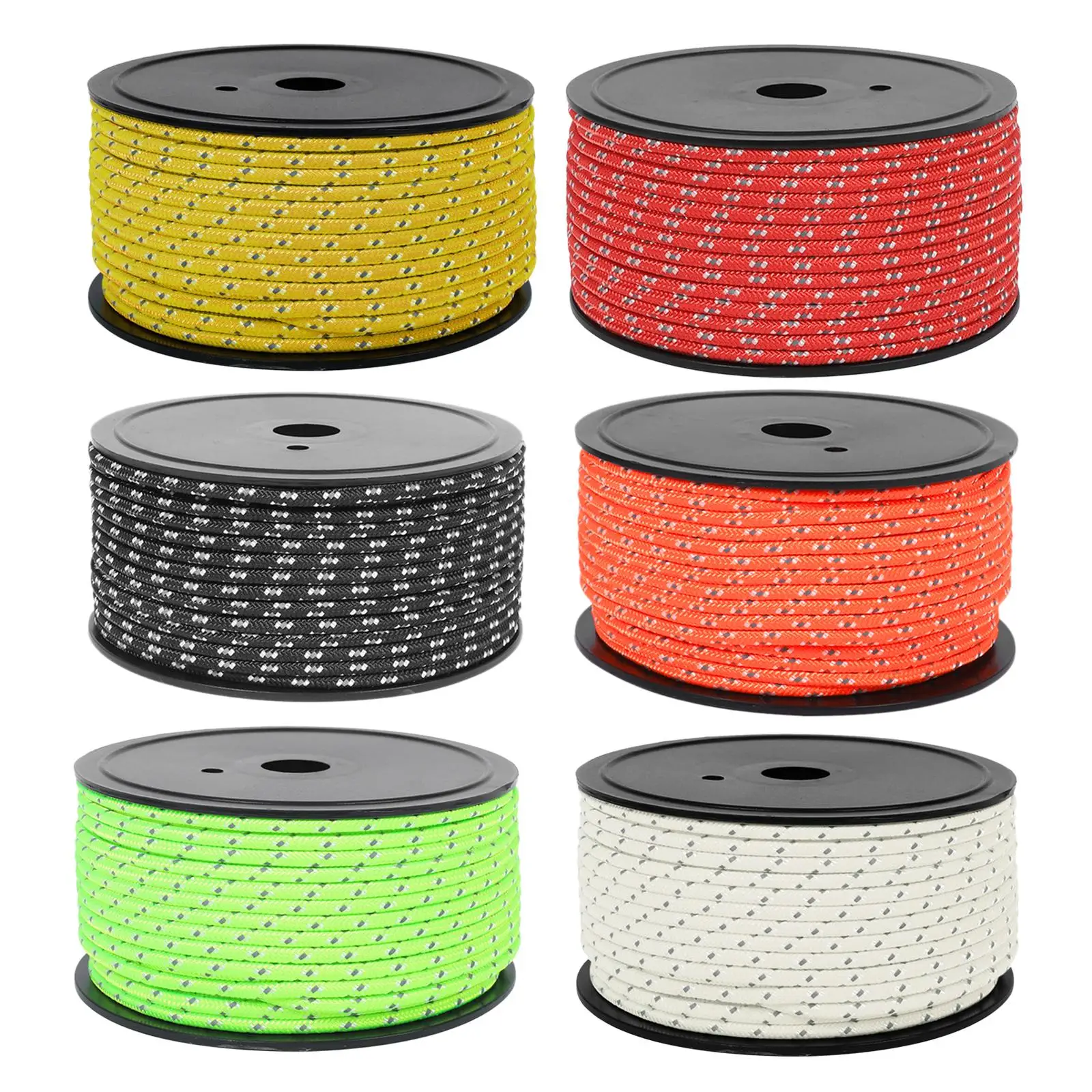 Camping tent rope, outdoor guy lines, 4mm thickness, camping rope, tent wind