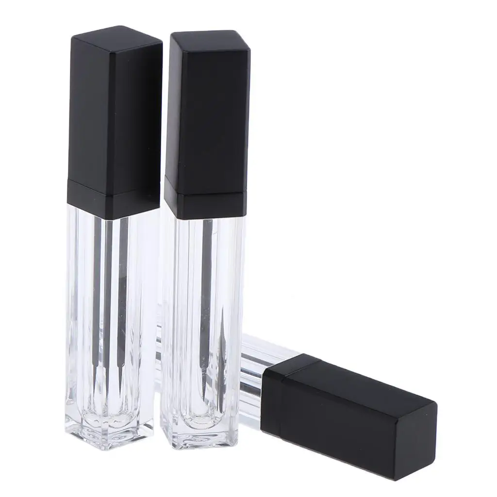 3Pcs 6ml Empty Mascara Tubes Tubes Eyeliner Vials Bottles Container With Plugs, Great for Trip