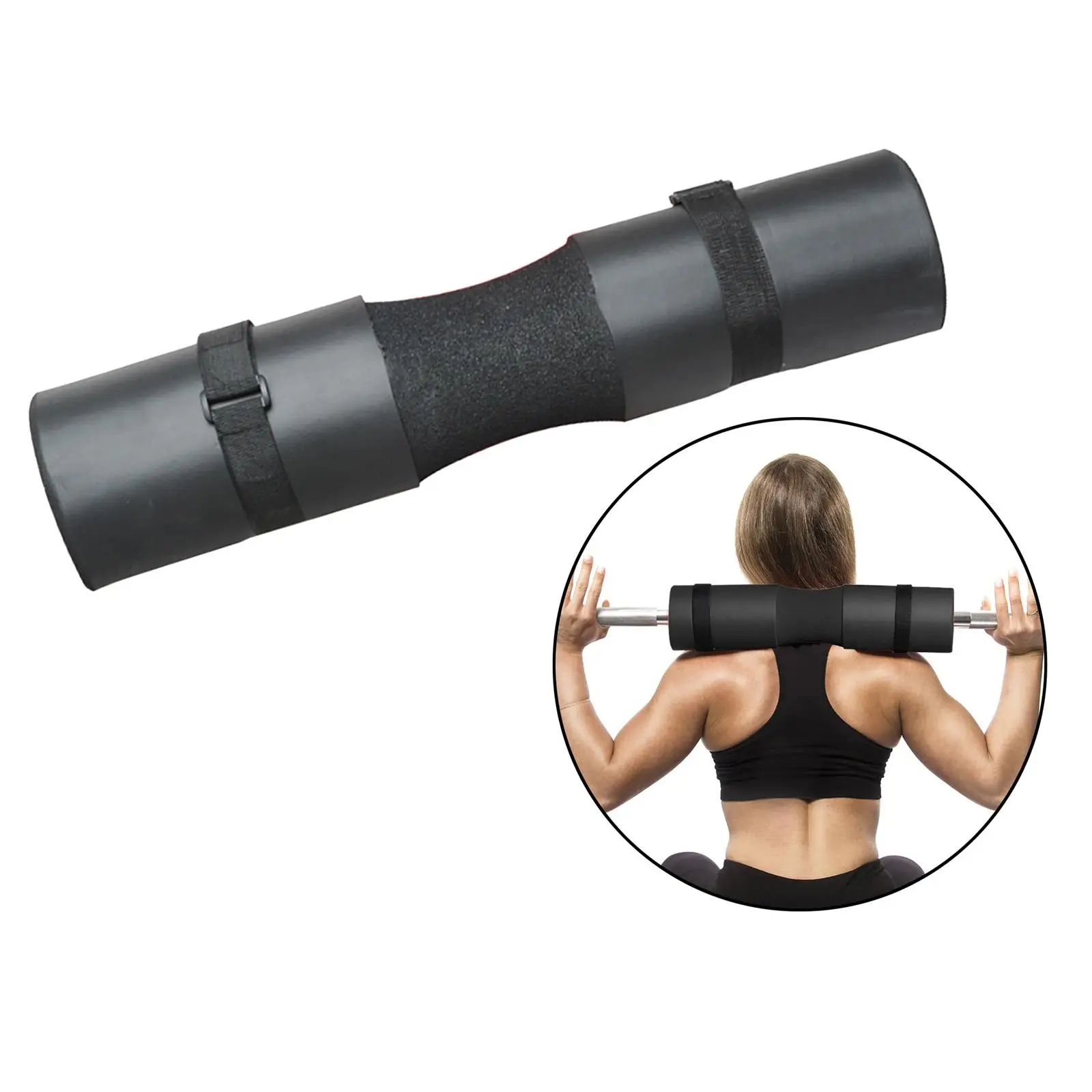 Premium Barbell Squat Pad  Protective Cushion Squat, Lunge, Hip Thrust, Weight Bars Grip Neck Support Pad
