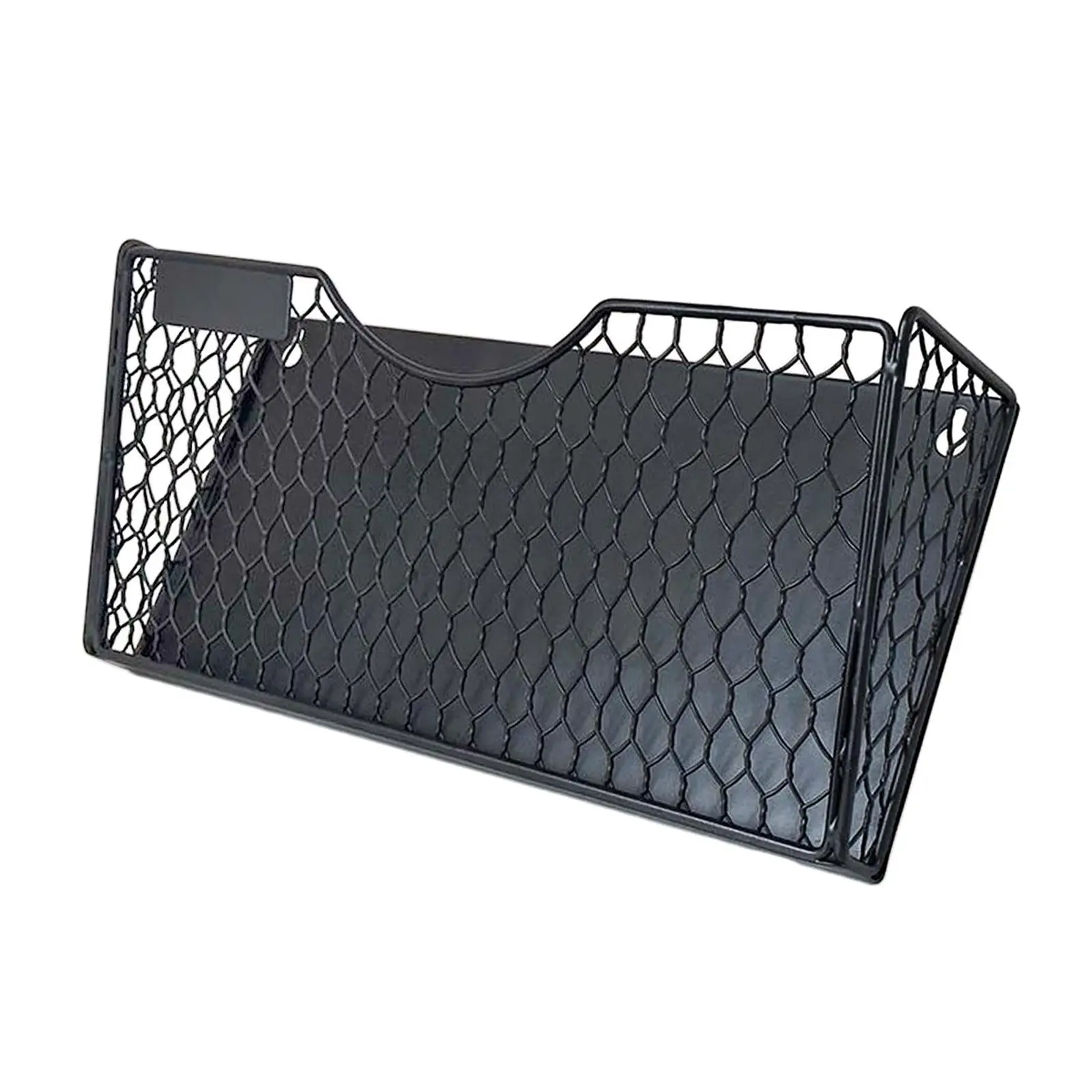 Wall Mounted Mesh File Holder Rack Iron Office Supplies Holder Newspapers Mails Display Stand Office Home Wall Mounted Bookshelf