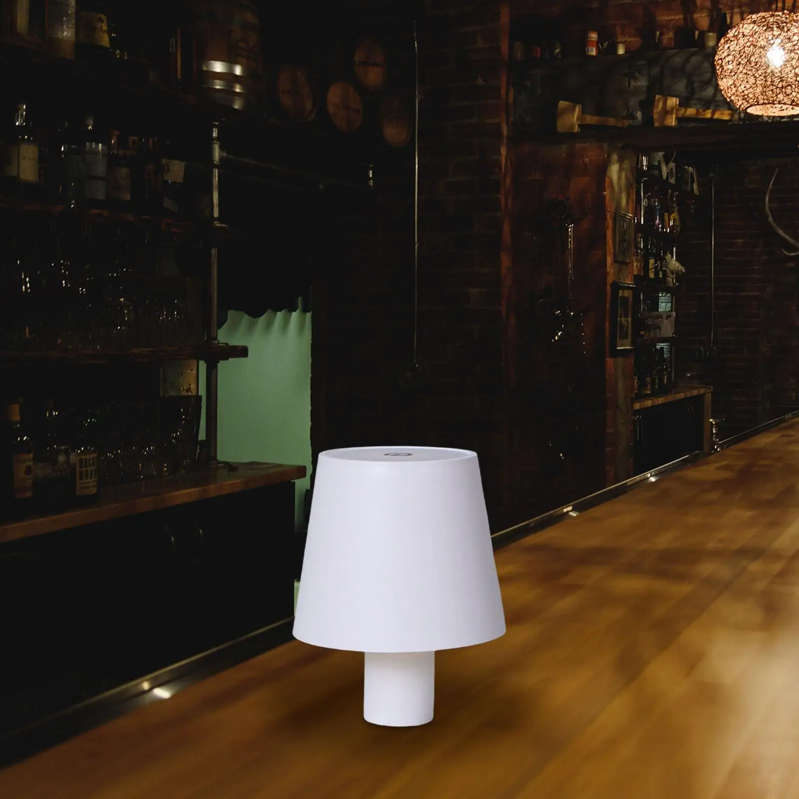 LED Bedside Table Lamp Rechargeable Creative Night Light Desk Lamp for Dorm Kids Room Bedroom Living Room