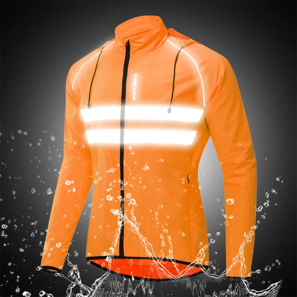 Men`s Women`s Windproof UV Protection Cycling Jacket Long Sleeve Wind Coat