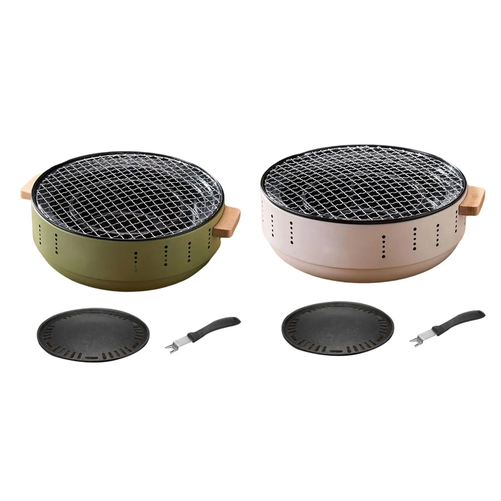 Portable Barbecue Grill Bakeware Lightweight Multifunctional for Outdoor Indoor Backpacking