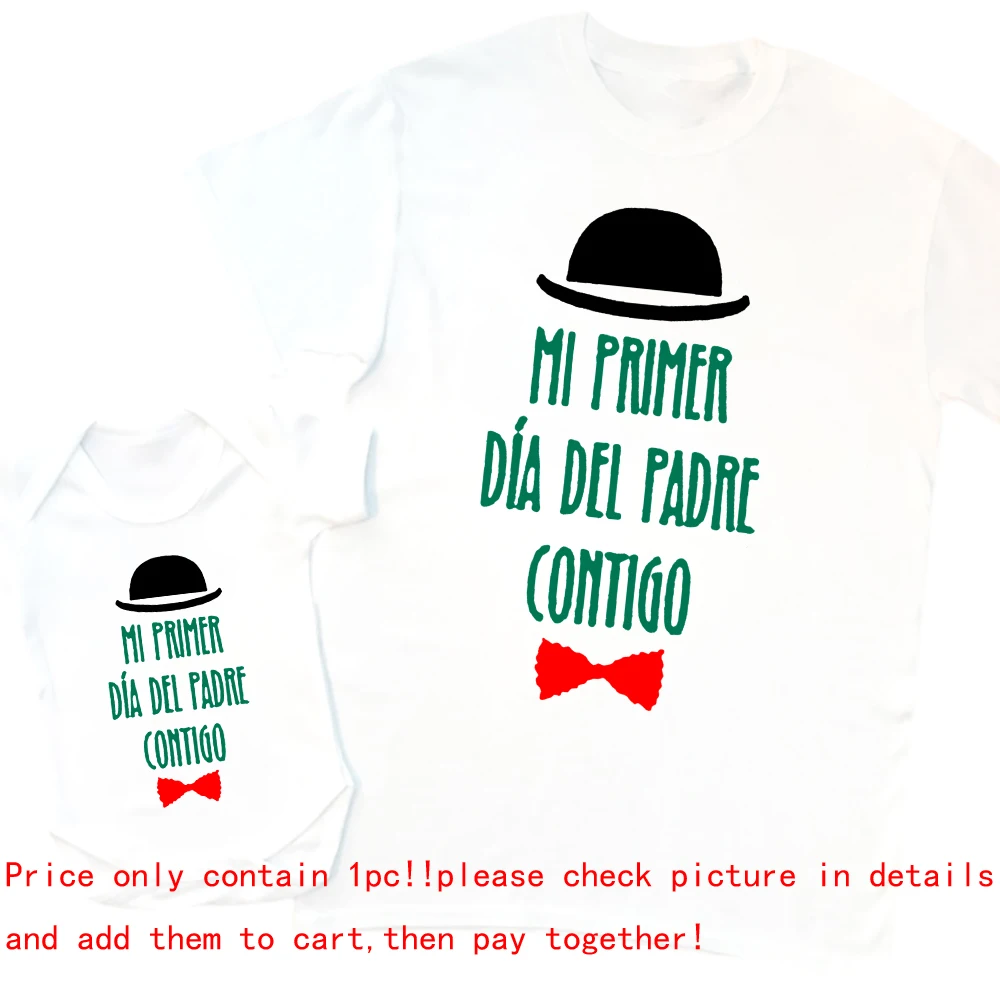 plus size matching family outfits First Fathers Day T-Shirt Matching Daddy and Baby 1st Fathers Day tee Family Matching shirts Baby Bodysuit Happy Father Day Gift funny family christmas outfits
