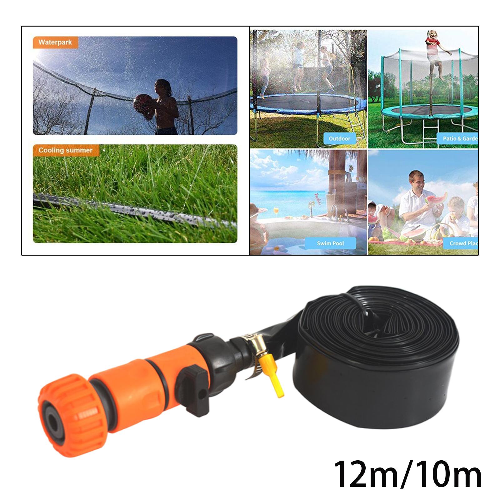 Trampoline Sprinkler- Entertainment Water Game -Water Park Sprinkler for Outside Backyard Water Park