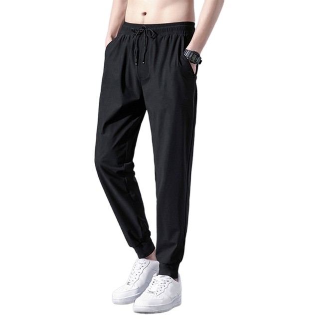 Men Athletic Slim Fit Fitness Pants Jogging Workout Pants Gym