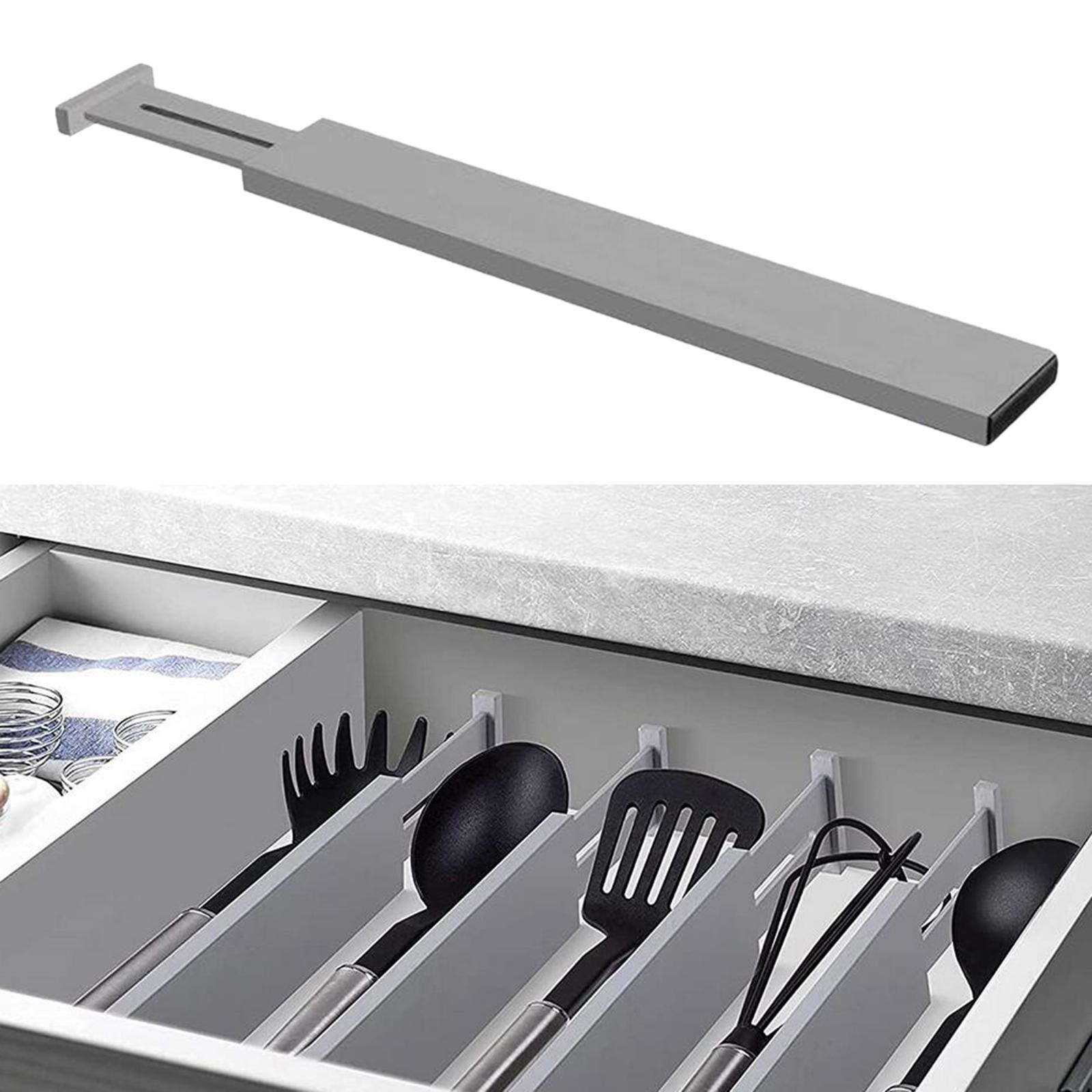 Spring Loaded Kitchen Utensil Drawer Organiser Drawer Divider for Kitchen