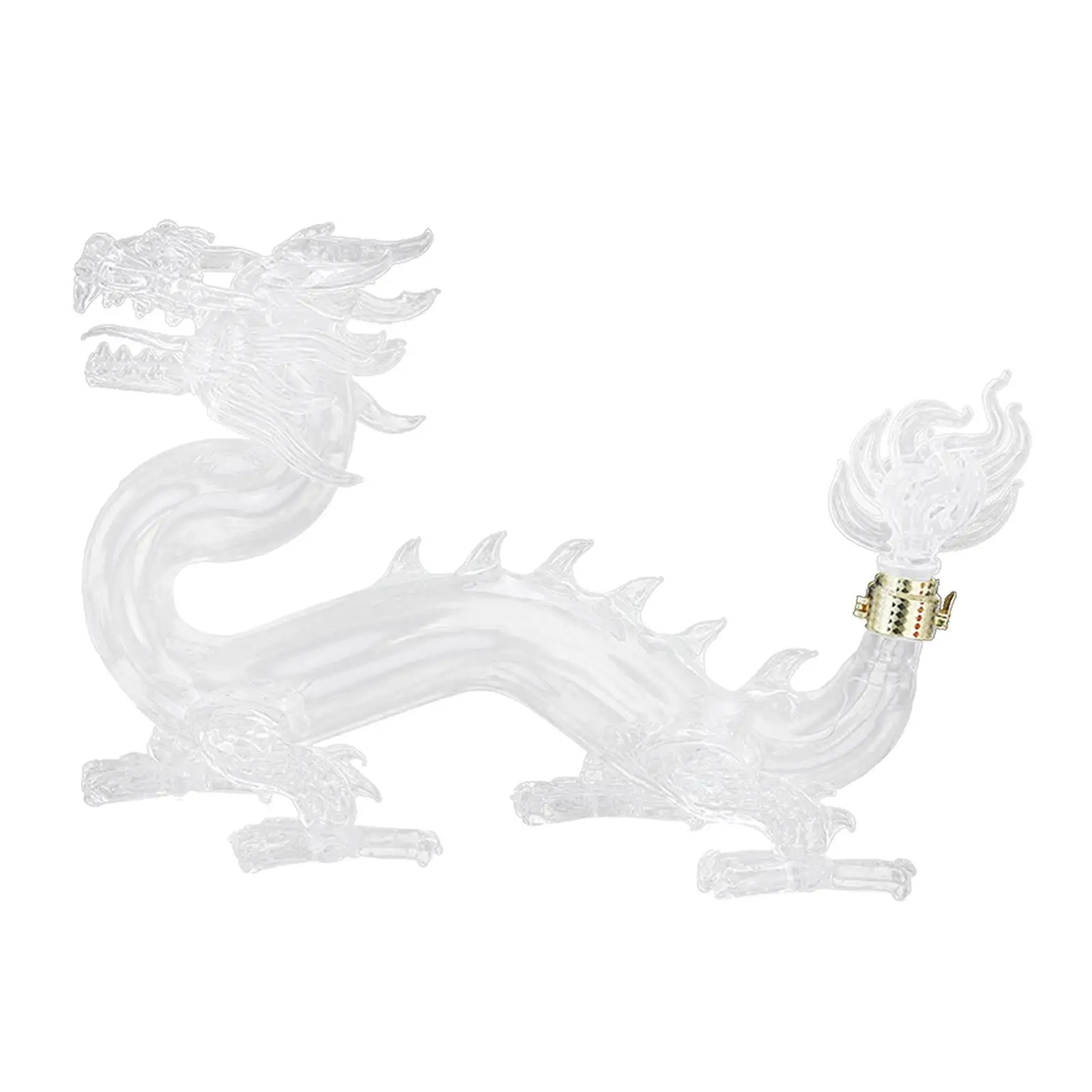 Whisky Decanter Glass Dragon Figurine Gifts Liquor Entertaining Barware Vodka Rum Tequila for Home Restaurant Bar Dining Adults