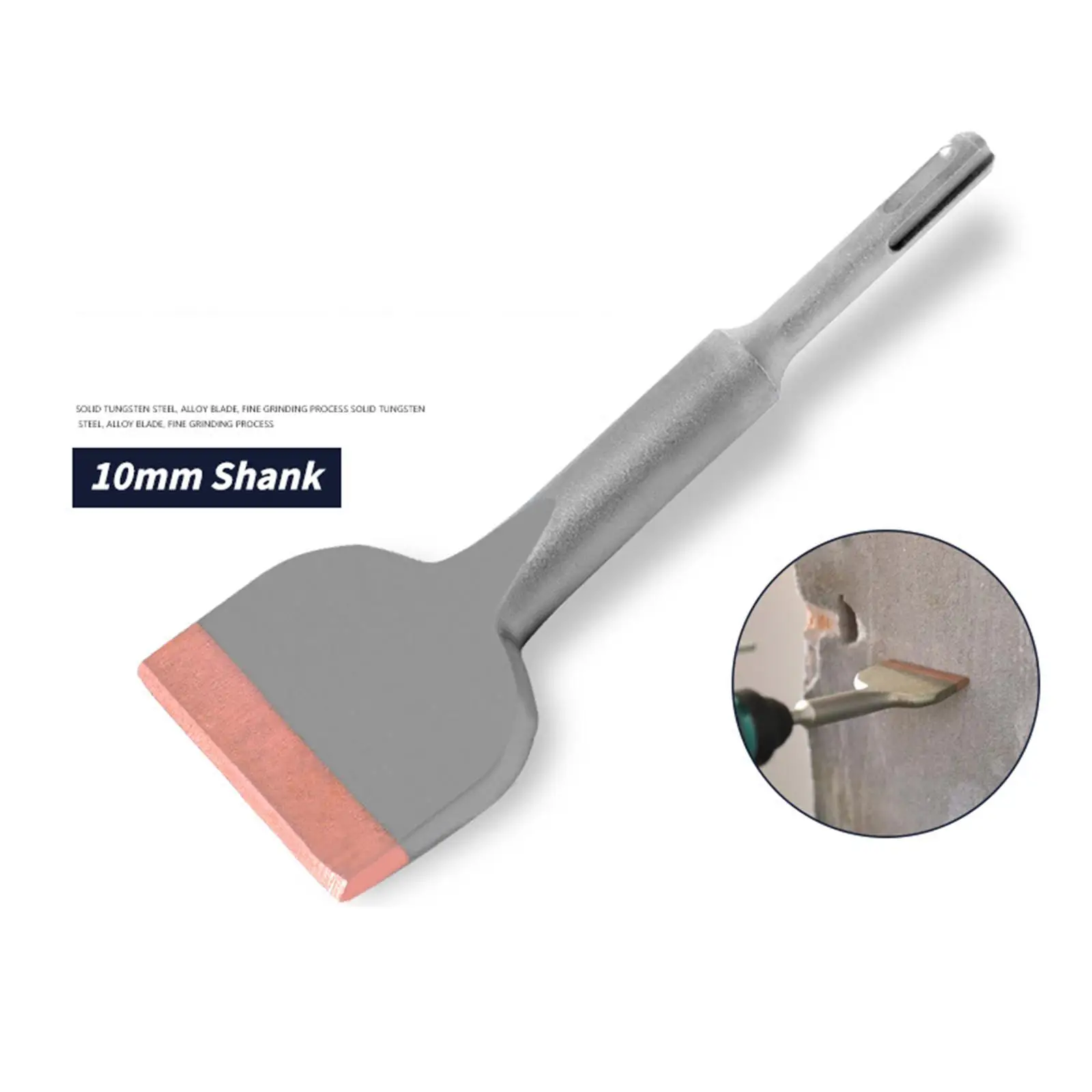 Alloy Flooring Adhesive Remover Bit Tile Scraper Floor Tile Removal Chisel flat Scaling Chisels for Tile Masonry