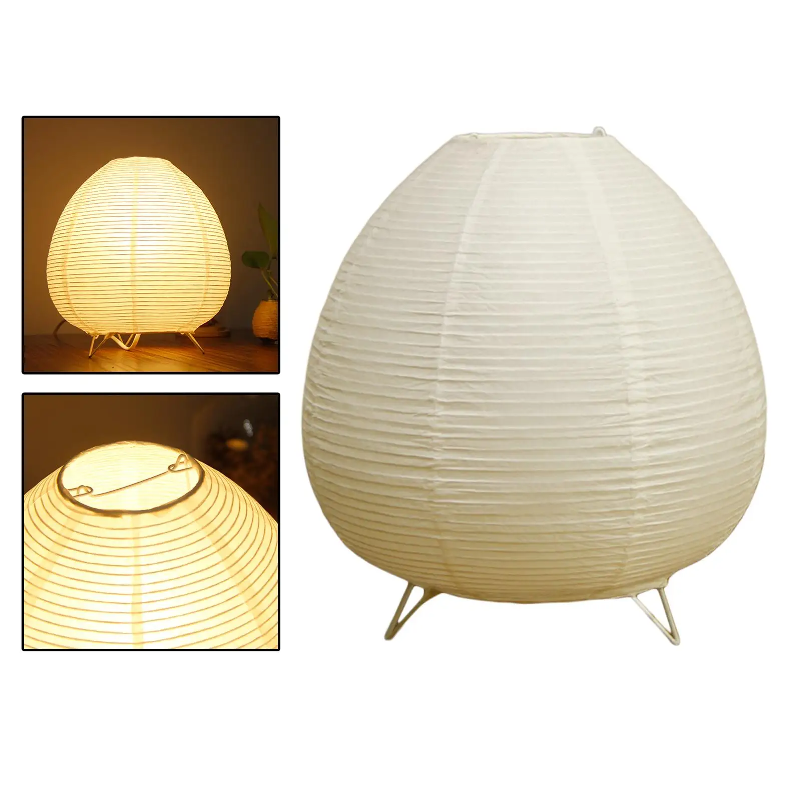 Bedside Paper Lantern Table Lamp Modern Simple for Dorm Bedroom Living Room