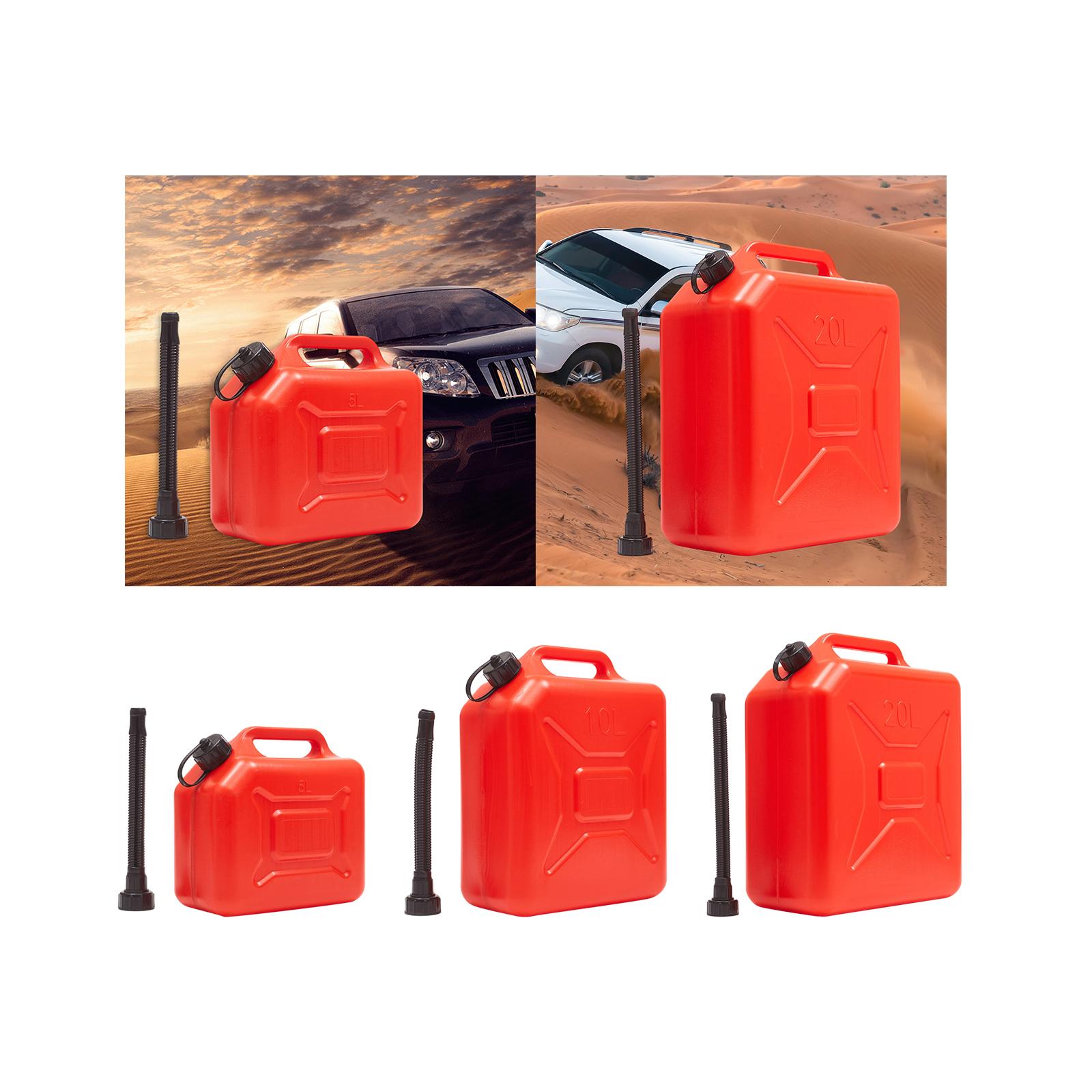 Auto Gas Fuel Container Car Trucks Fueling Tank Storage Cans Gas Can with Spout Fueling Tank for Emergency Backup Camping