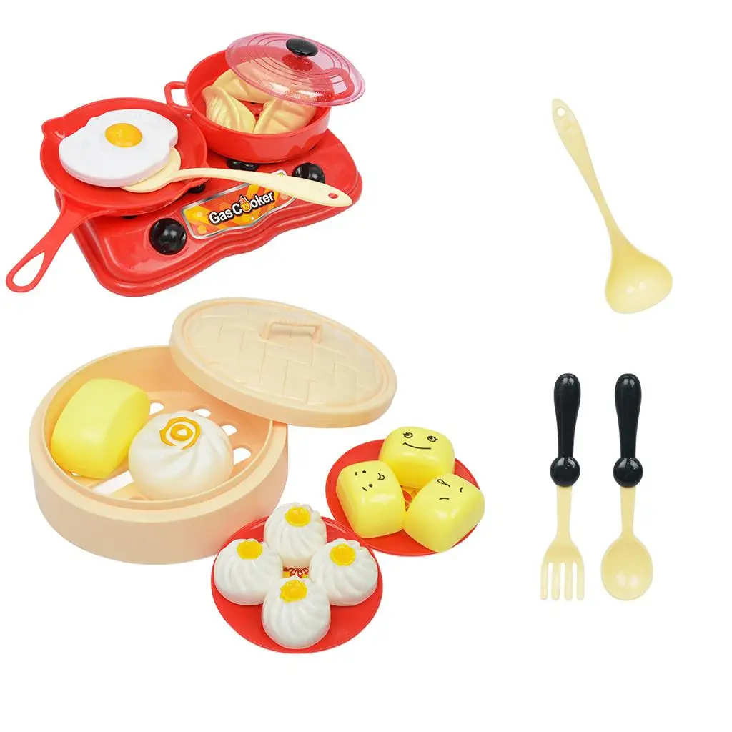 Breakfast Pretend food Set Educational Toys for Kids